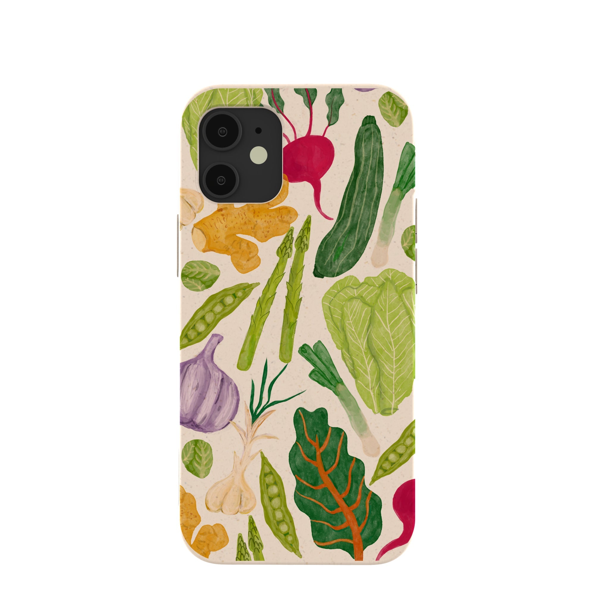 Seashell Veggie Patch iPhone 12 Mini Case Refurbished - Pela Case refurbished available on Cerqular