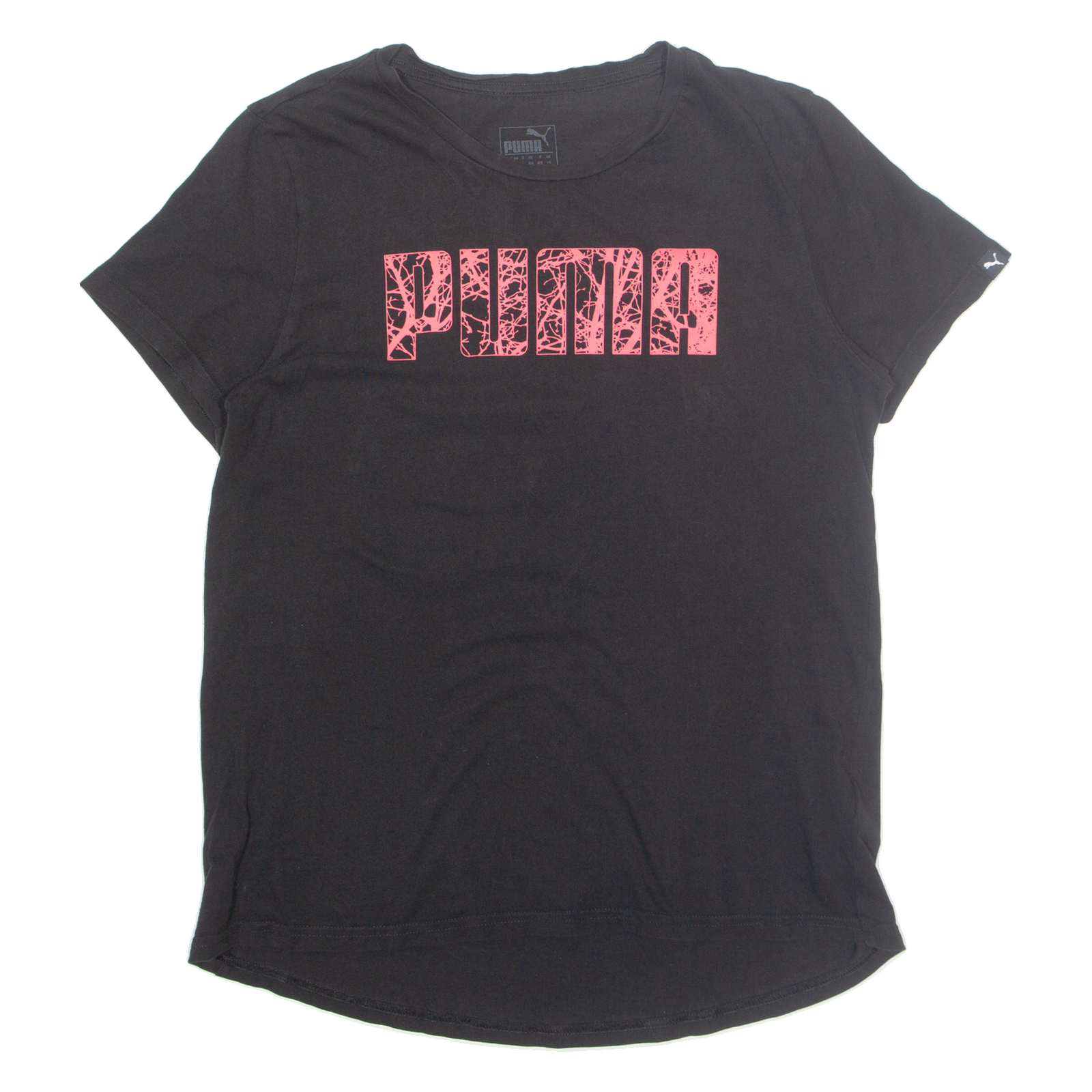 PUMA Womens T-Shirt Black UK 14 Refurbished - N/A refurbished available on Cerqular