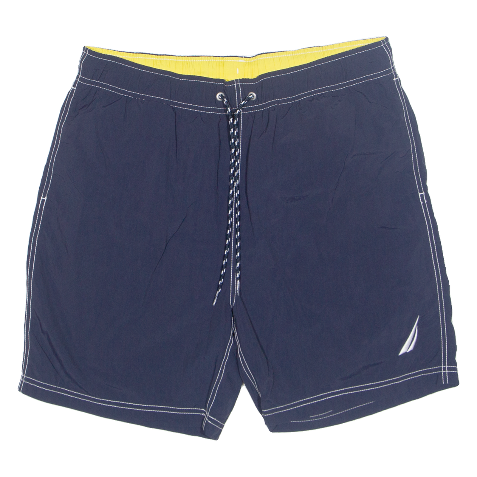 NAUTICA Mesh Lined Mens Swimming Shorts Blue Relaxed M W32 Refurbished - N/A refurbished available on Cerqular