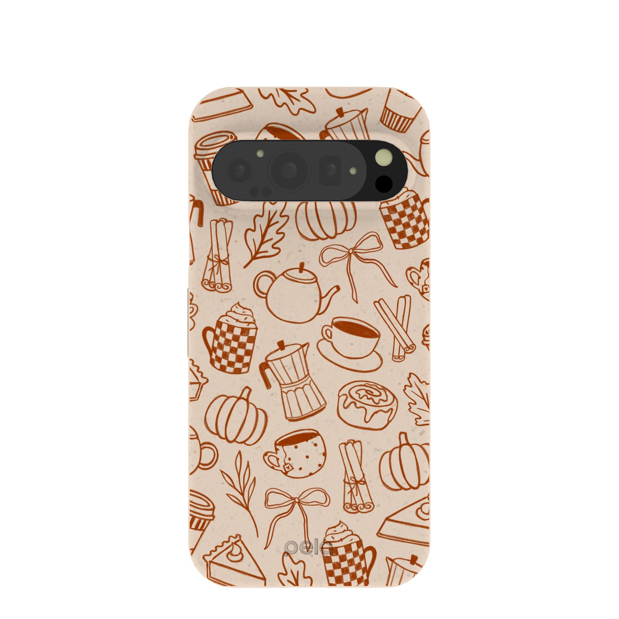 Buy Seashell Pumpkin Spice Google Pixel 9/9 Pro Case Refurbished - $65.00 Seashell Pumpkin Spice Google Pixel 9/9 Pro Case Refurbished - Pela Case refurbished available on Cerqular