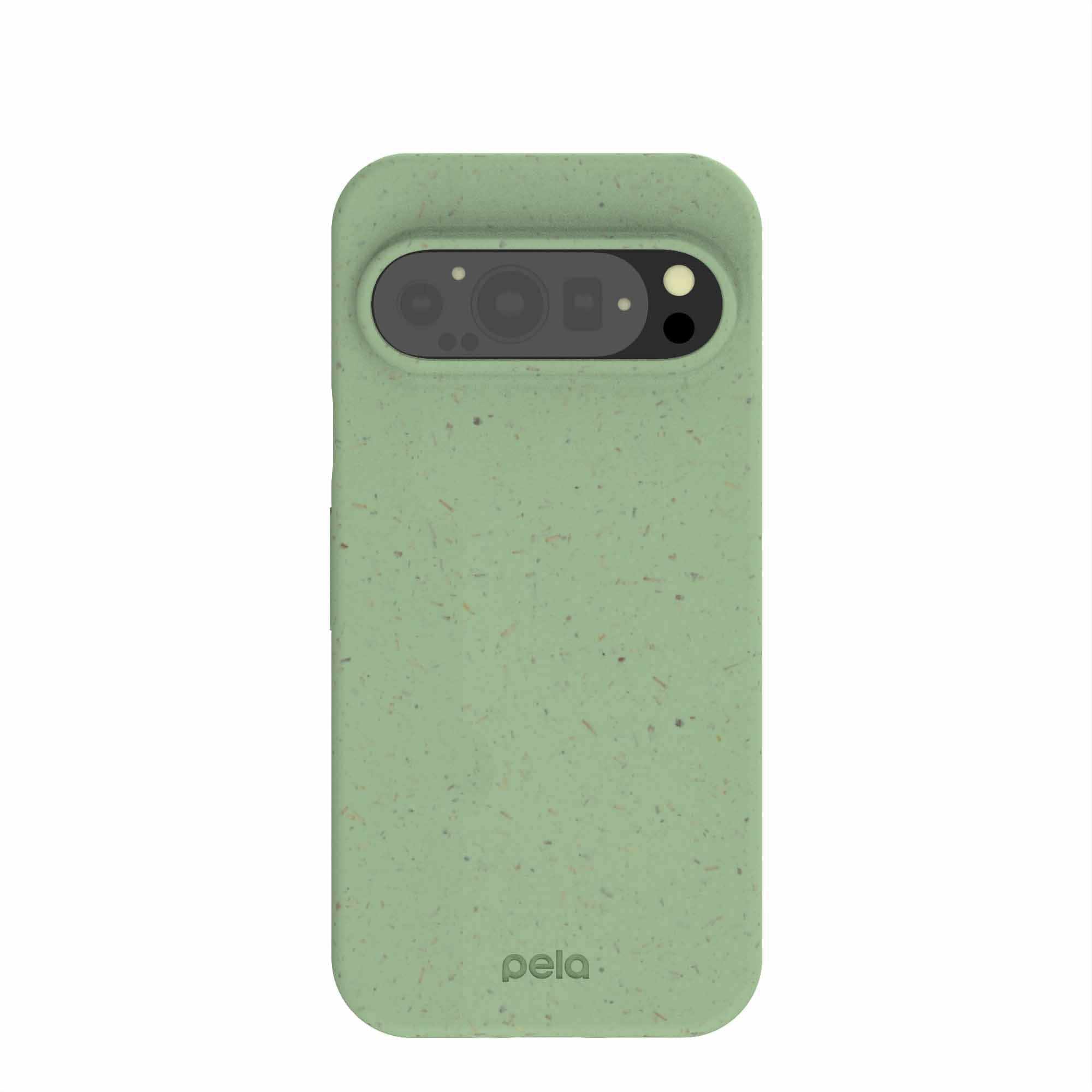 Sage Green Google Pixel 9/9 Pro Case Refurbished - Pela Case refurbished available on Cerqular