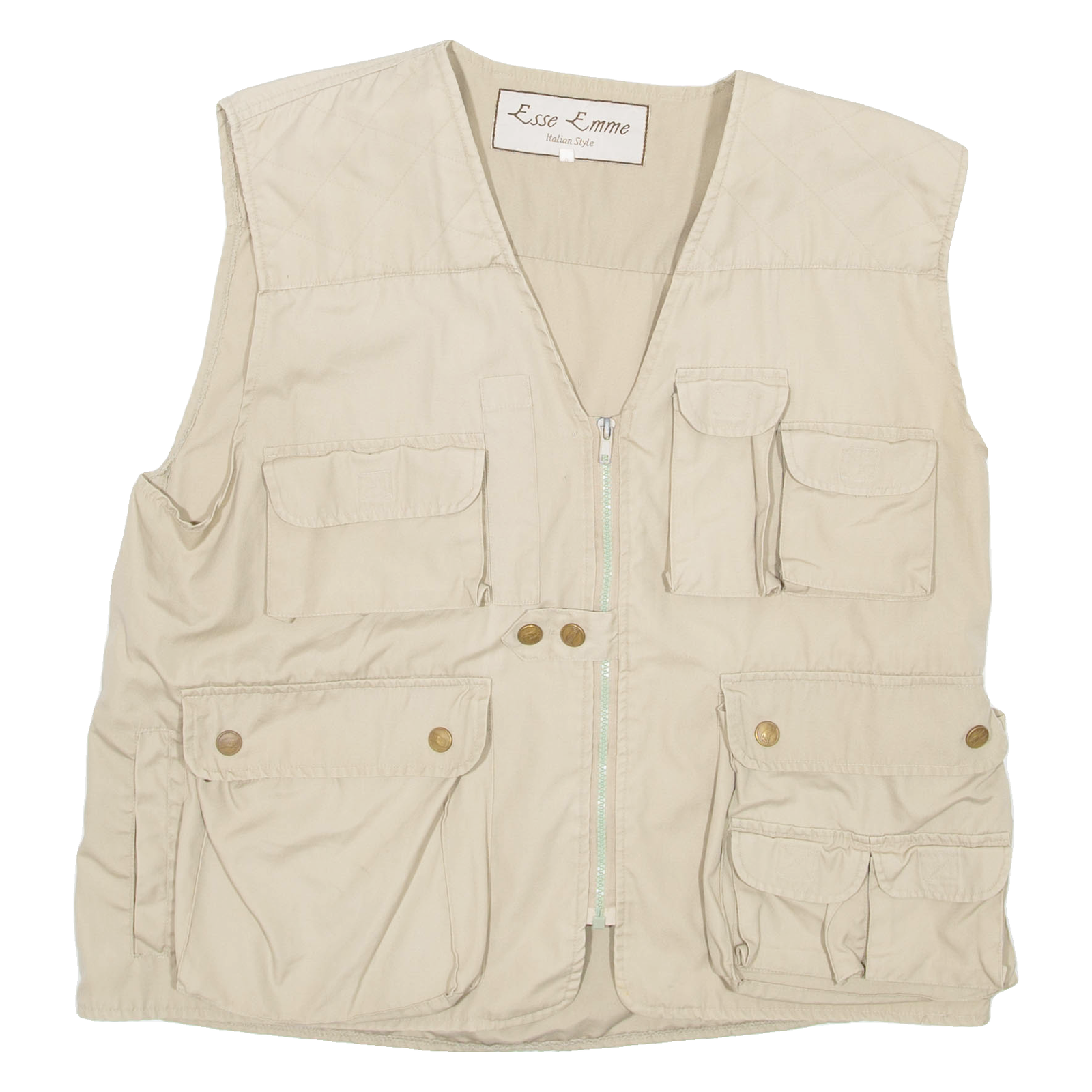 ESSE EMME Utility Womens Gilet Beige L Refurbished - N/A refurbished available on Cerqular