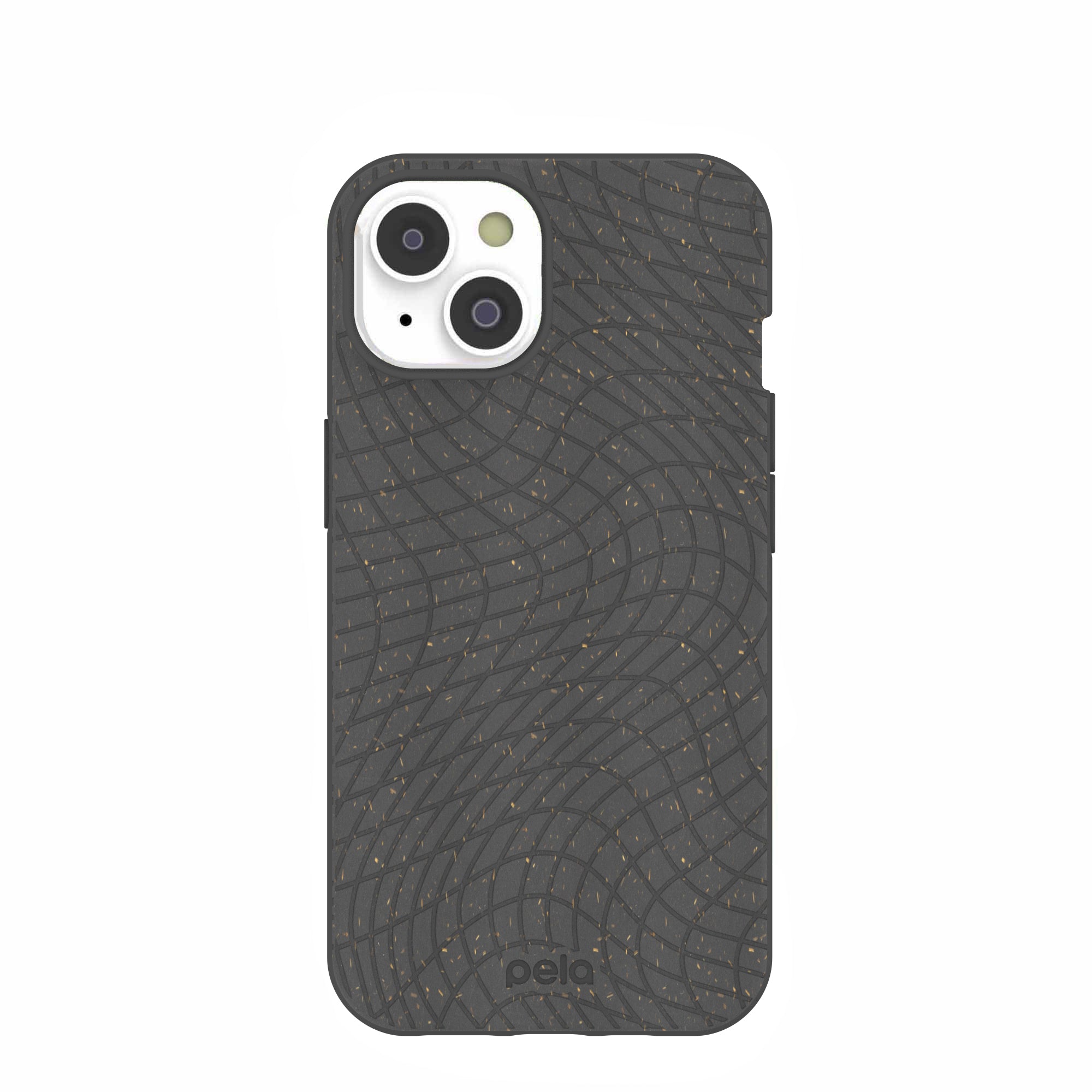 Black Mesh Flex iPhone 14/16e Case Refurbished - Pela Case refurbished available on Cerqular