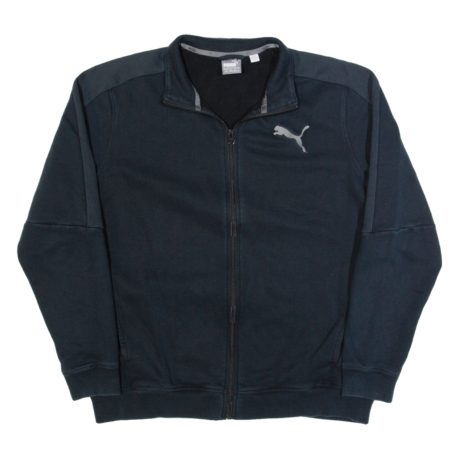 PUMA Mens Track Jacket Black L Refurbished - N/A refurbished available on Cerqular