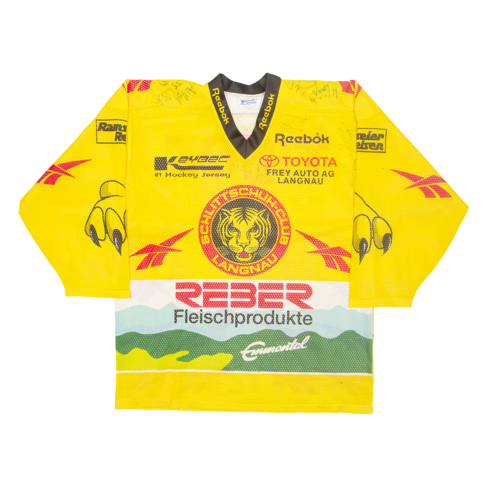 Buy REEBOK Signed Hockey Schlittschuh-club Mens Jersey Yellow USA V-Neck XL Refurbished - $113.87 REEBOK Signed Hockey Schlittschuh-club Mens Jersey Yellow USA V-Neck XL Refurbished - N/A refurbished available on Cerqular