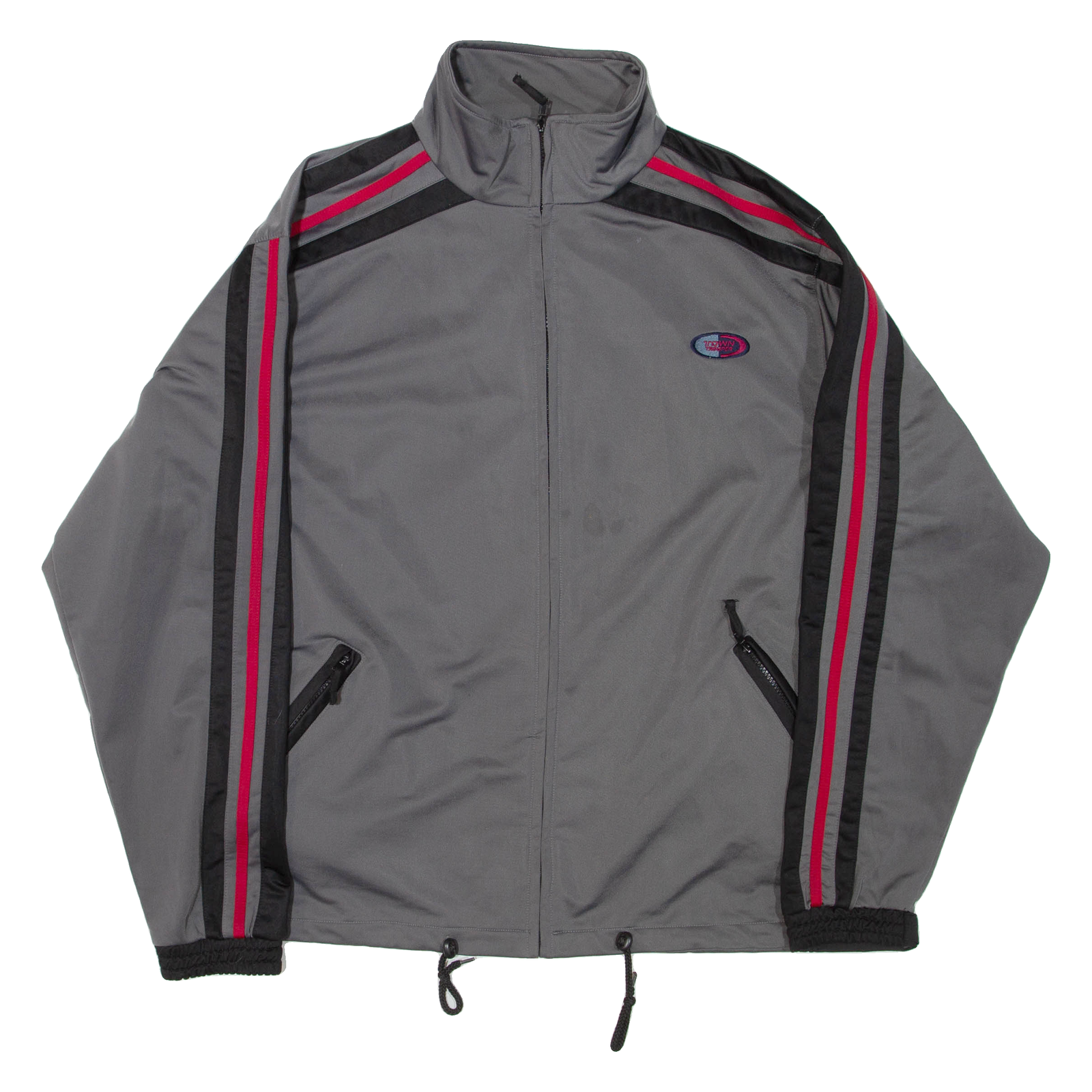 TOWN TROOPER Mens Track Jacket Grey XL Refurbished - N/A refurbished available on Cerqular