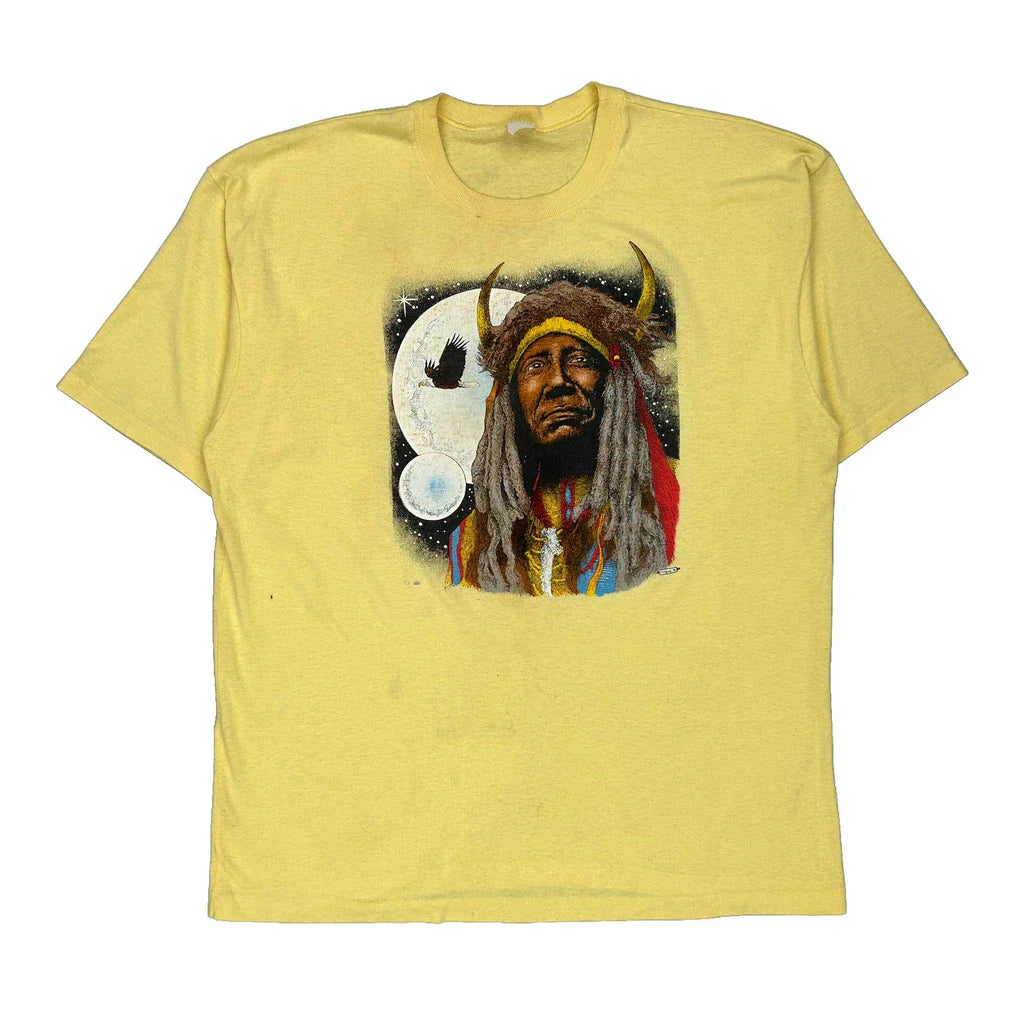 Buy Made In USA Single Stitch Unbranded Graphic T-Shirt - Large Yellow Cotton Refurbished - $33.49 Made In USA Single Stitch Unbranded Graphic T-Shirt - Large Yellow Cotton Refurbished - Thrifted (note: this is a term often used to describe second- refurbished available on Cerqular