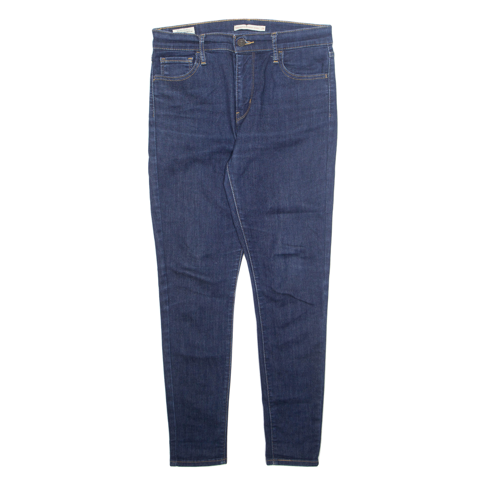 LEVI'S Womens Jeans Blue Regular Tapered W29 L27 Refurbished - N/A refurbished available on Cerqular
