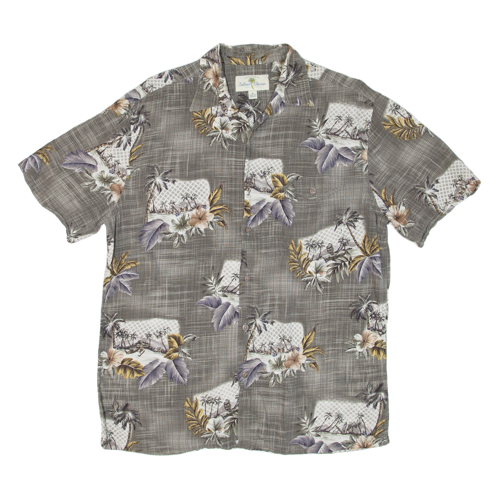 Buy ISLAND SHORE Mens Hawaiian Shirt Green Floral M Refurbished - $18.19 ISLAND SHORE Mens Hawaiian Shirt Green Floral M Refurbished - N/A refurbished available on Cerqular