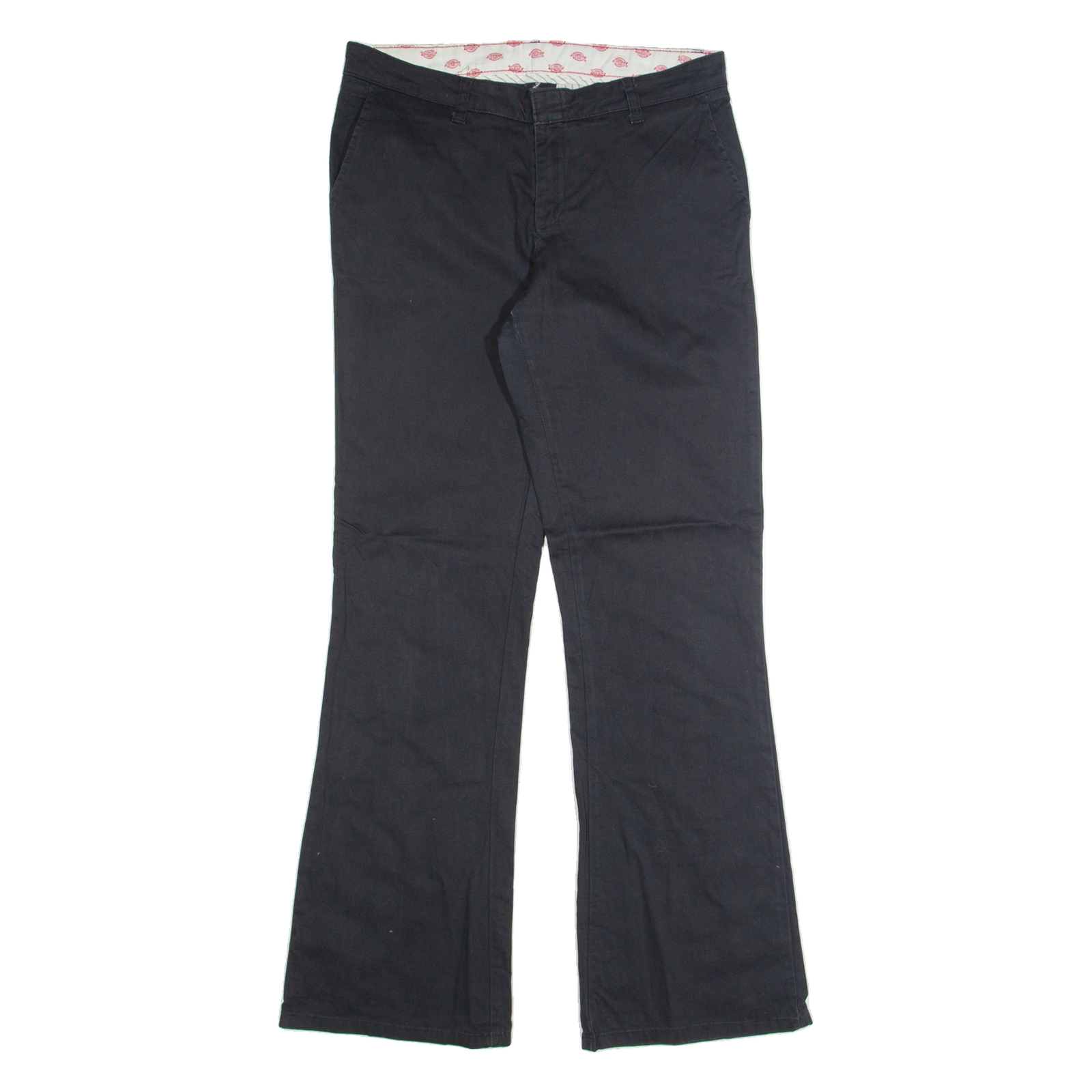 DICKIES Womens Trousers Black Regular Bootcut W32 L32 Refurbished - N/A refurbished available on Cerqular