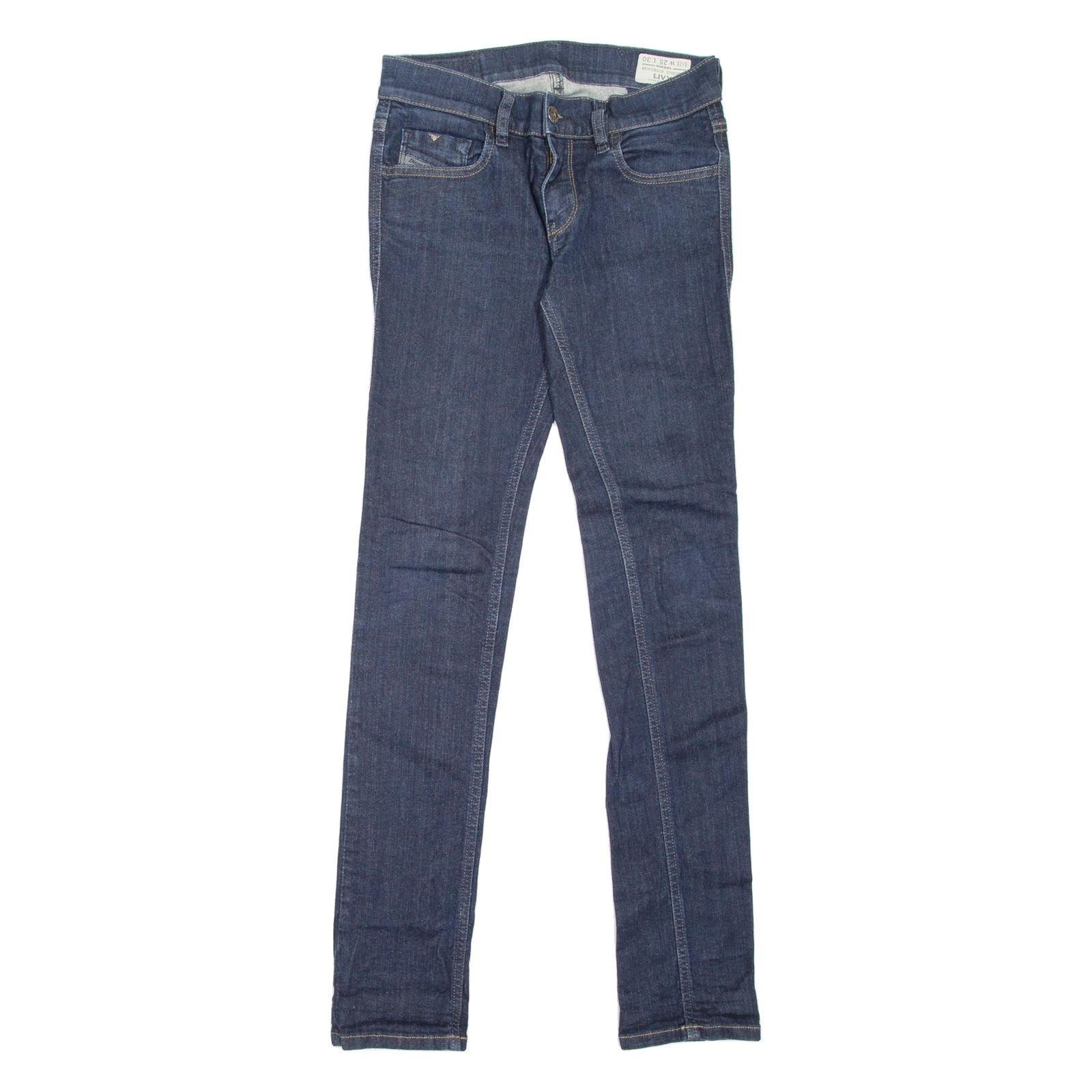 DIESEL Livy Womens Jeans Blue Slim Straight W25 L30 Refurbished - N/A refurbished available on Cerqular