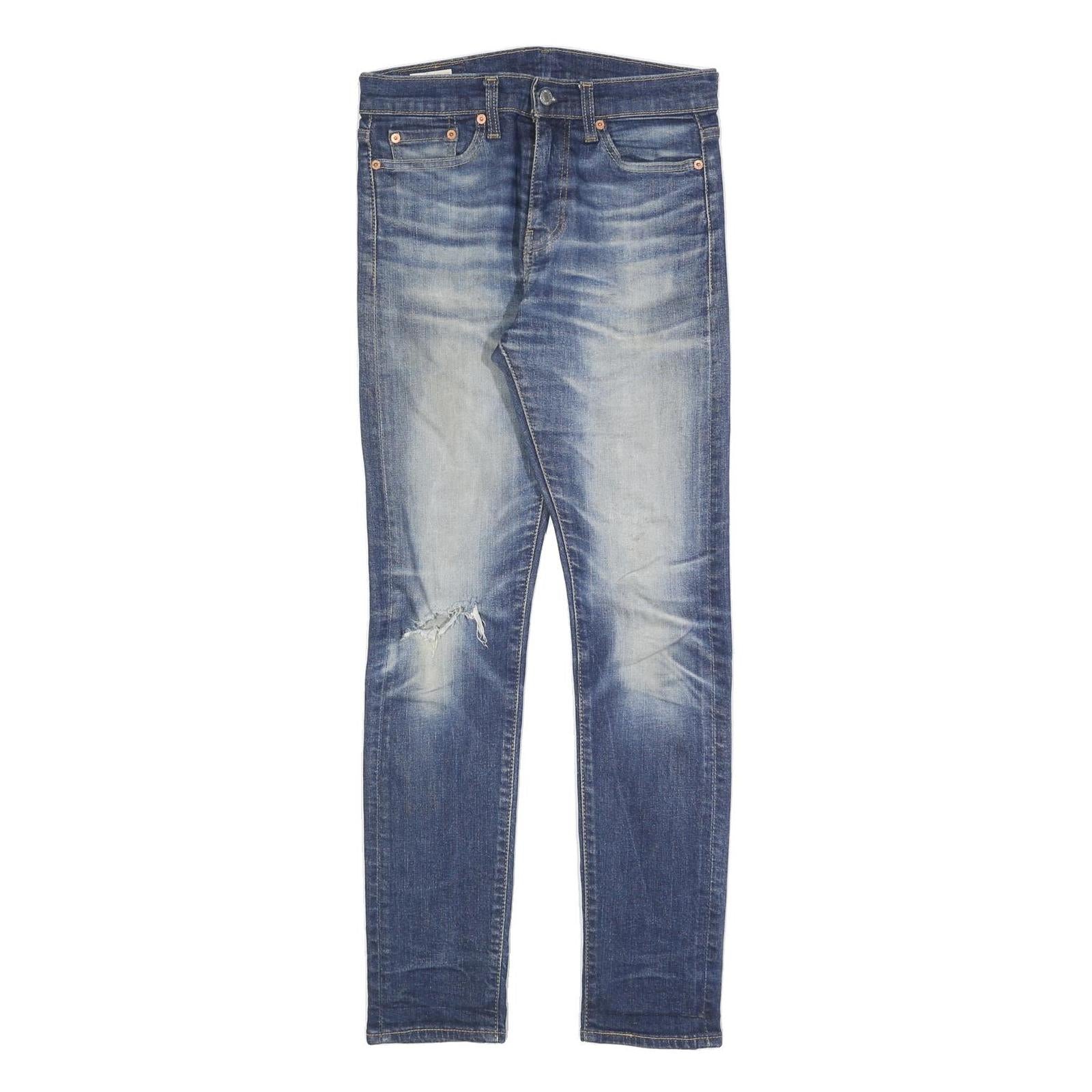 LEVI'S 510 BIG E Mens Slim Skinny Denim Medium W29 L32 Classic Stretch Zip Jeans Refurbished - N/A refurbished available on Cerqular