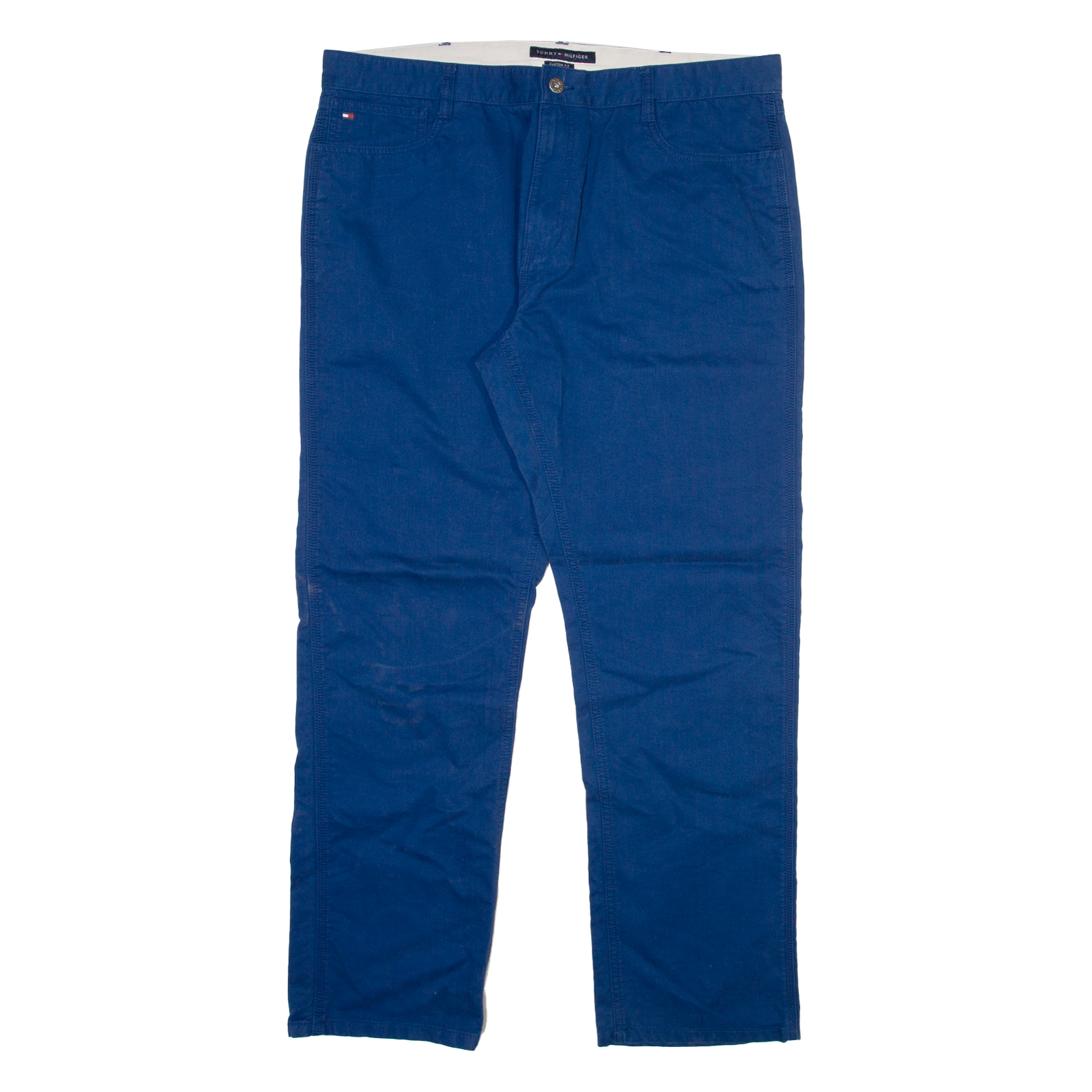 TOMMY HILFIGER Mens Trousers Black Regular Straight W38 L32 Refurbished - N/A refurbished available on Cerqular