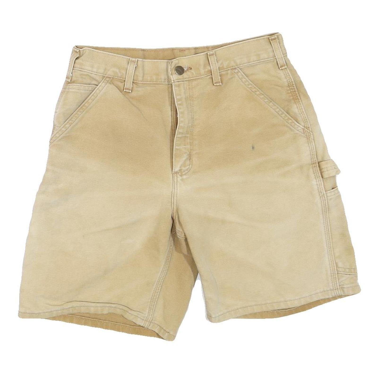 CARHARTT Mens Shorts Beige Casual Cotton Blend M W30 Workwear Utility Pocketed Refurbished - N/A refurbished available on Cerqular