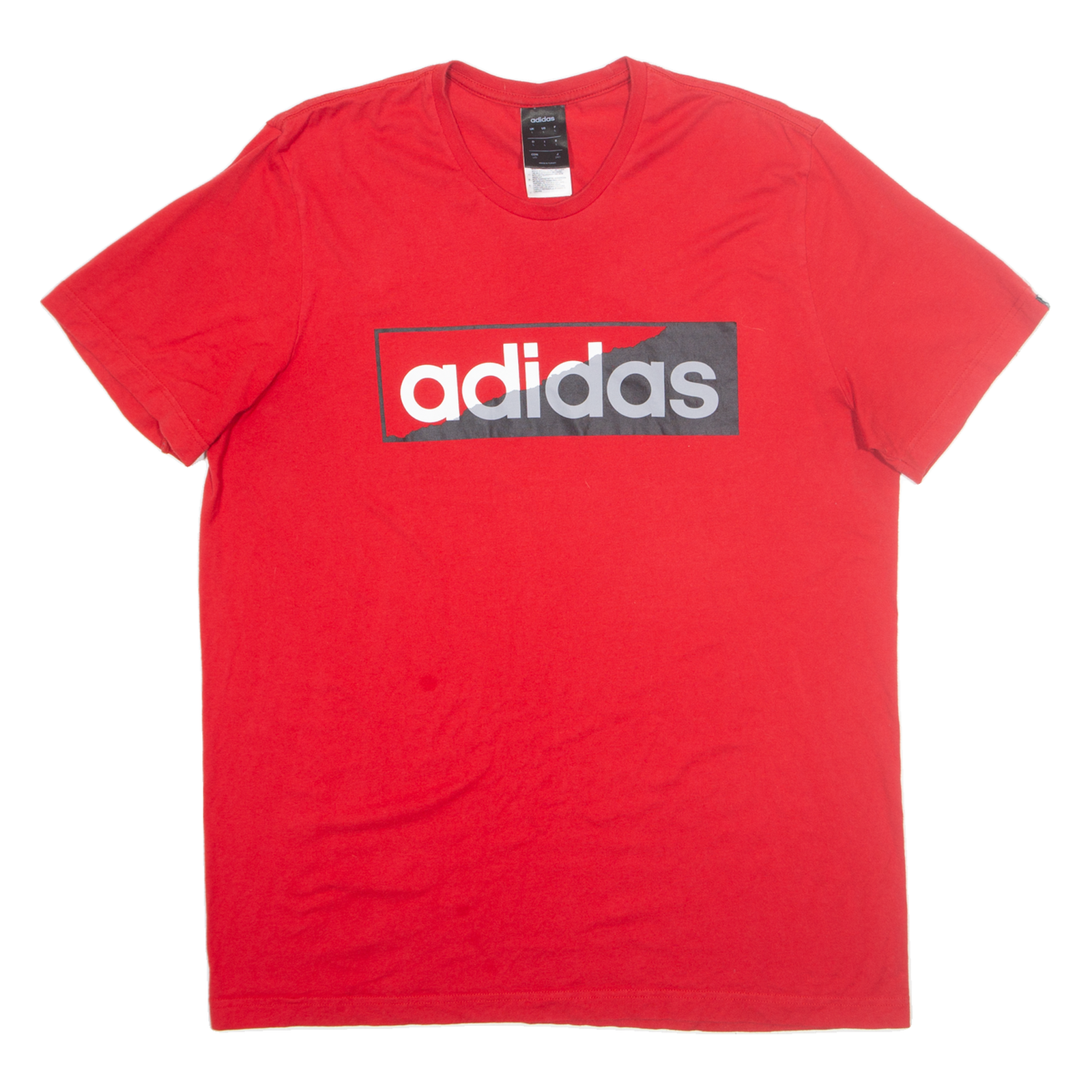 ADIDAS Mens T-Shirt Red L Refurbished - N/A refurbished available on Cerqular