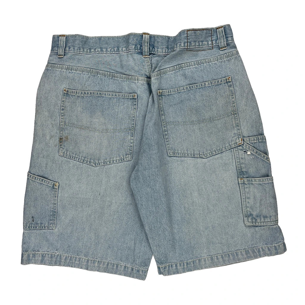 Steve And Barrys Carpenter Shorts - 35W 10L Light Wash Denim Refurbished - Thrifted (note: this is a term often used to describe second- refurbished available on Cerqular