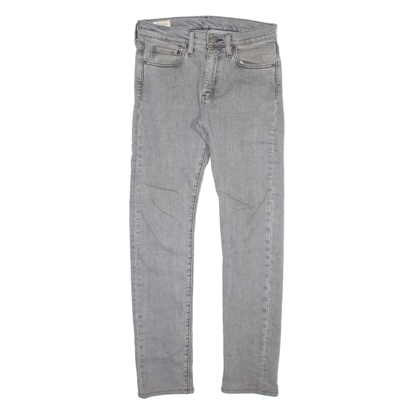 LEVI'S 519 BIG E Jeans Mens Grey Slim Skinny Stone Wash W29 L30 Refurbished - N/A refurbished available on Cerqular