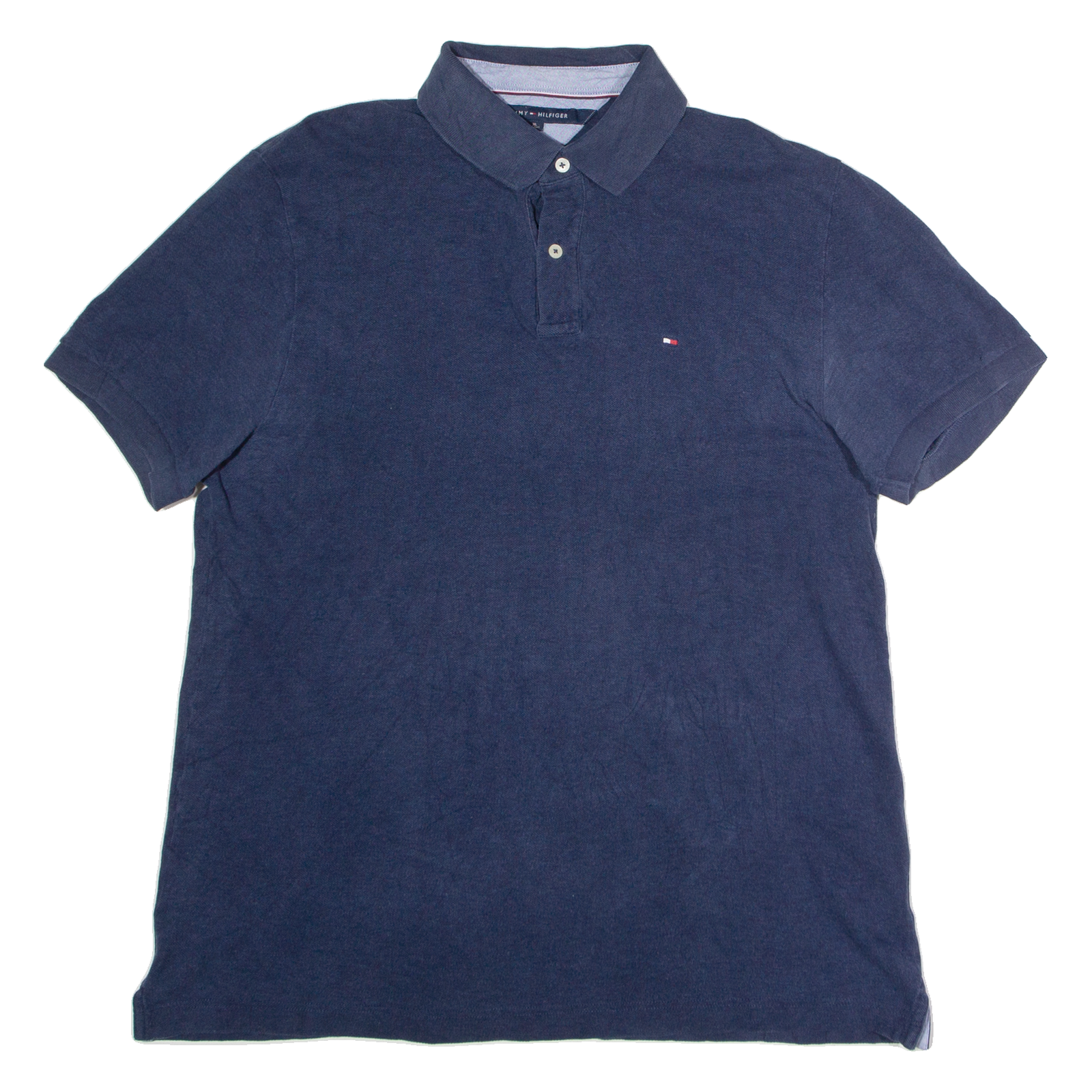 TOMMY HILFIGER Mens Polo Shirt Blue XL Refurbished - N/A refurbished available on Cerqular