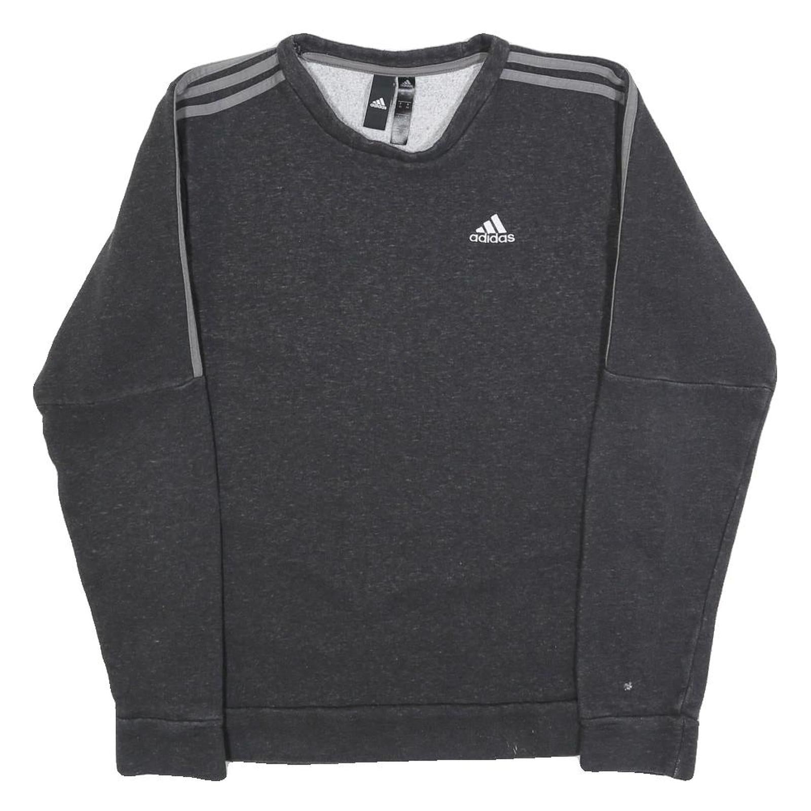 ADIDAS Mens Black Crew Neck XS Cotton Blend Sports Sweatshirt Refurbished - N/A refurbished available on Cerqular