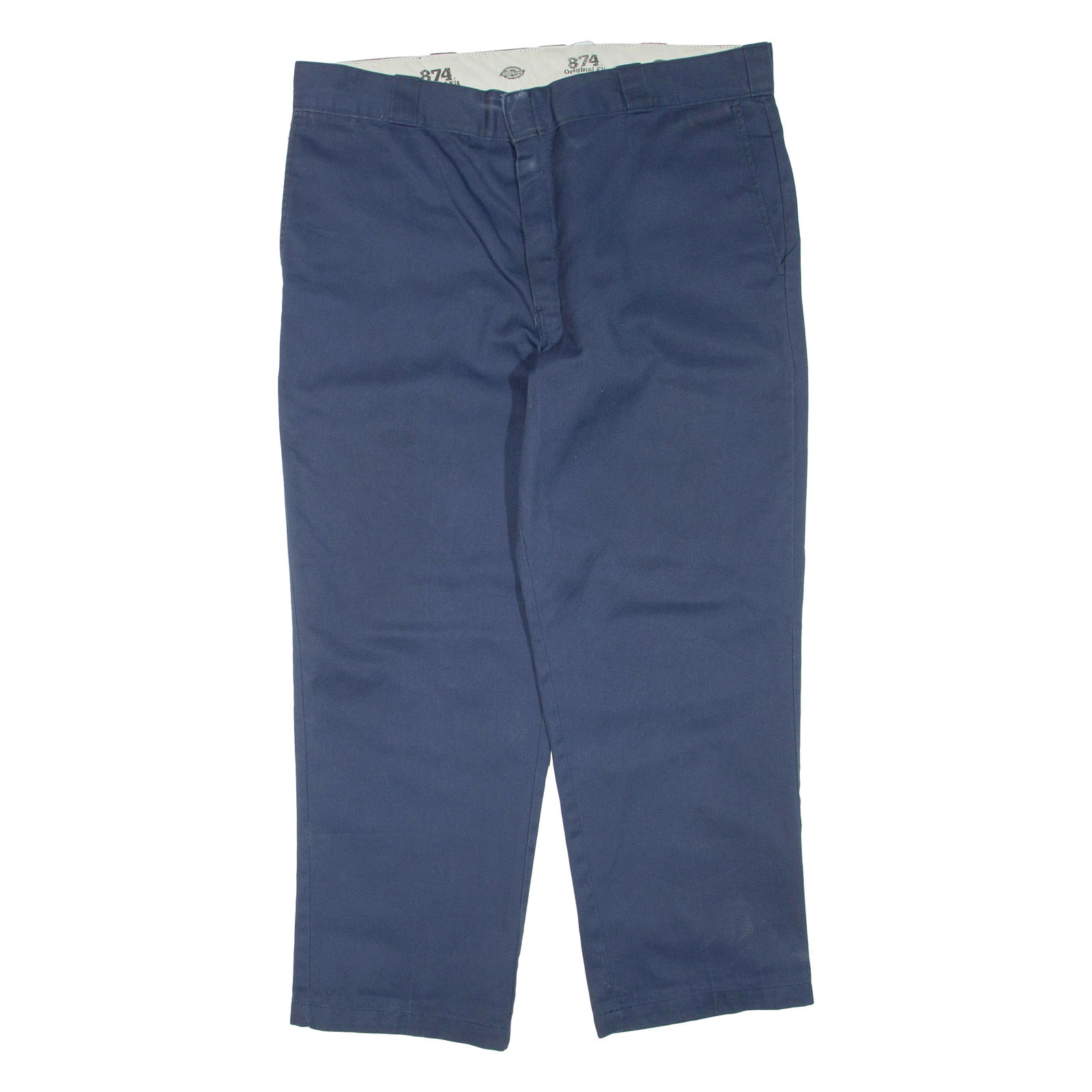 DICKIES Mens Trousers Blue Regular Tapered W38 L28 Refurbished - N/A refurbished available on Cerqular