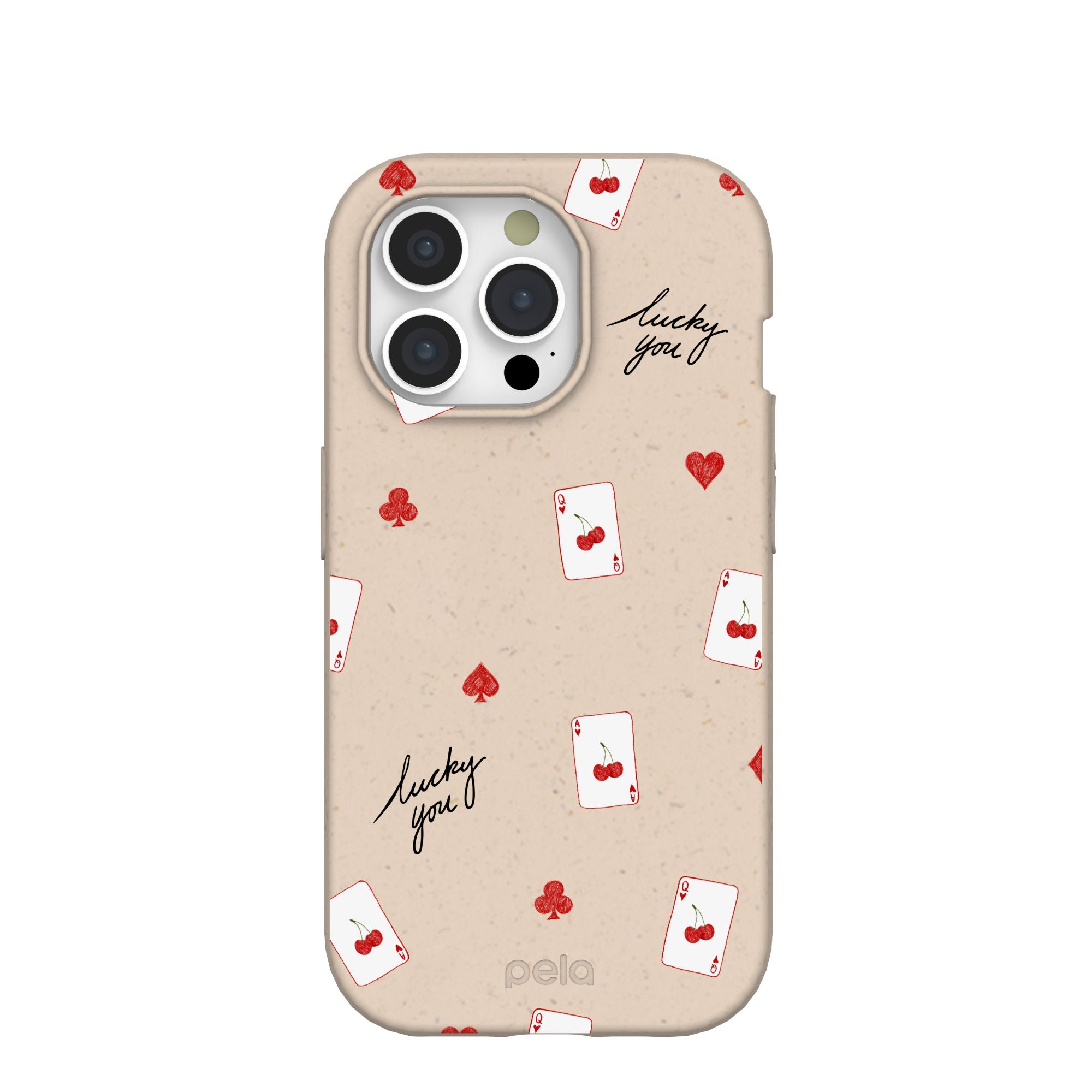 Seashell Lucky You iPhone 15 Pro Case Refurbished - Pela Case refurbished available on Cerqular