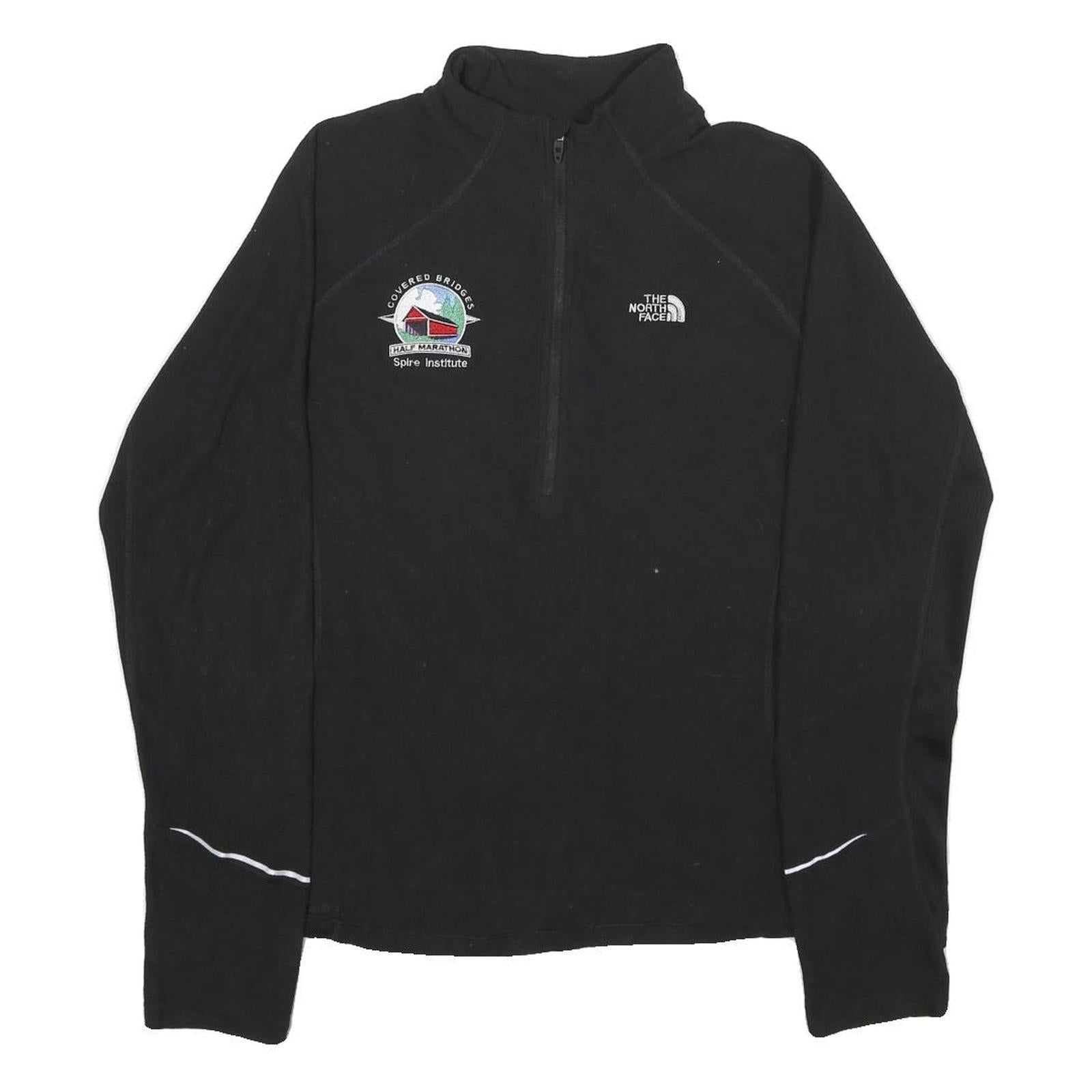 THE NORTH FACE Womens Black Half Marathon Patterned Pullover Crew Neck Basic Refurbished - N/A refurbished available on Cerqular