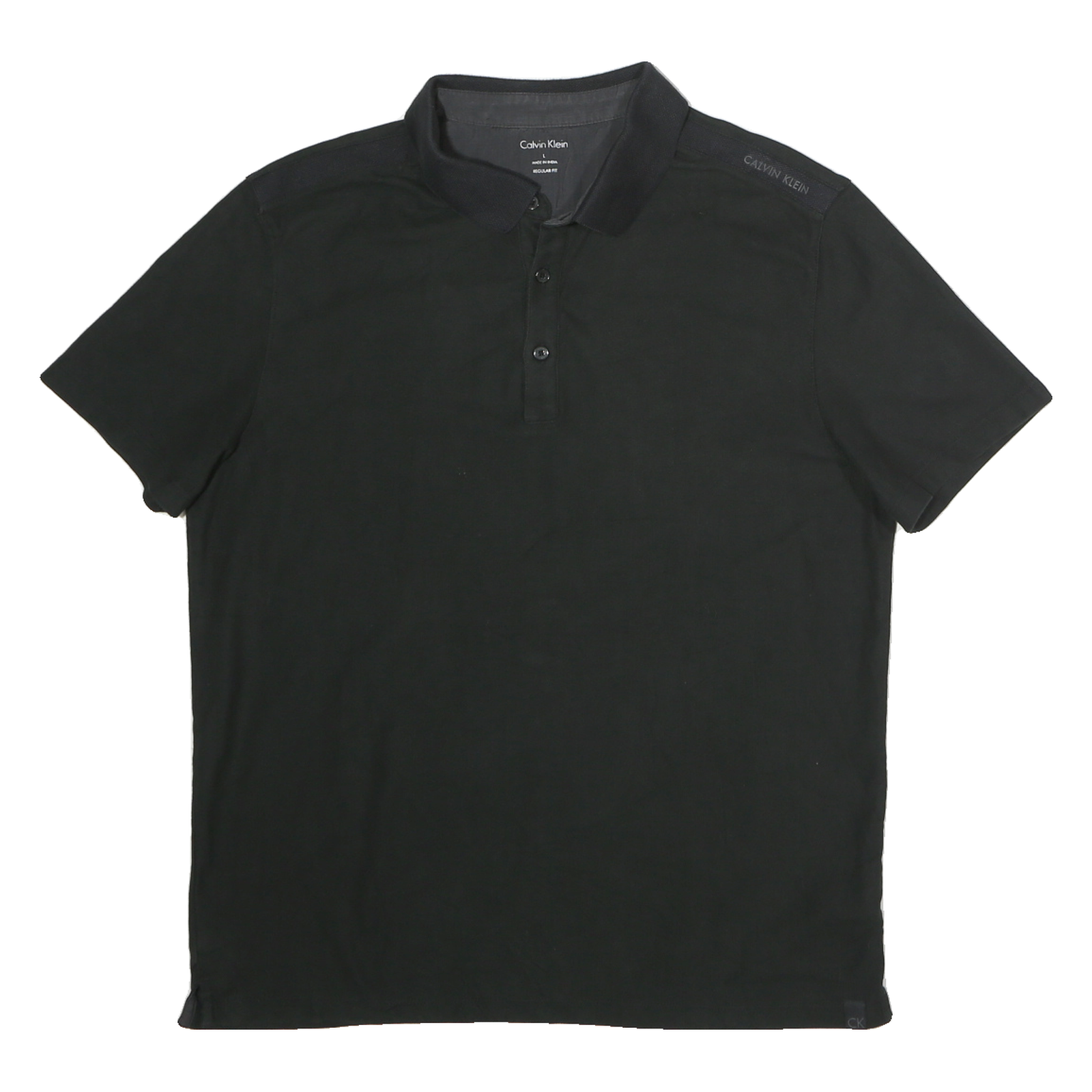 Buy CALVIN KLEIN Mens Black Short Sleeve Plain Polo Shirt L Classic Cotton Refurbished - $25.99 CALVIN KLEIN Mens Black Short Sleeve Plain Polo Shirt L Classic Cotton Refurbished - N/A refurbished available on Cerqular