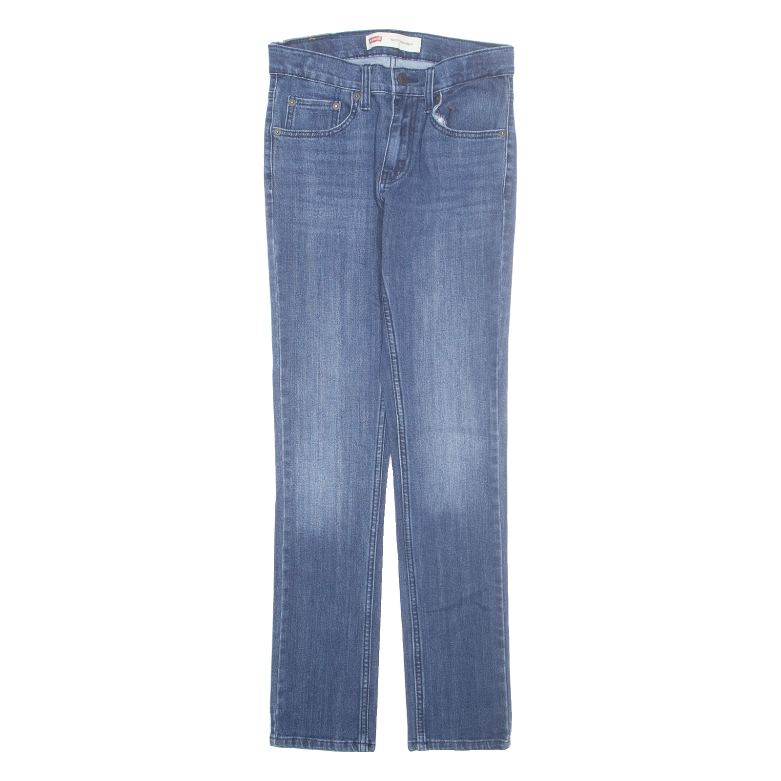 LEVI'S Womens Jeans Blue Regular Skinny W24 L28 Refurbished - N/A refurbished available on Cerqular