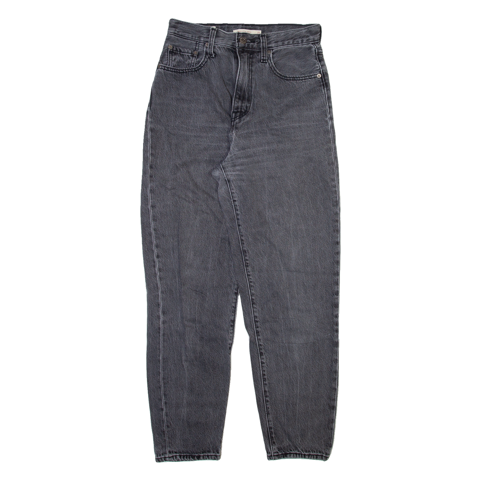 LEVI'S Big E Womens Jeans Grey Relaxed Tapered Stone Wash W25 L28 Refurbished - N/A refurbished available on Cerqular