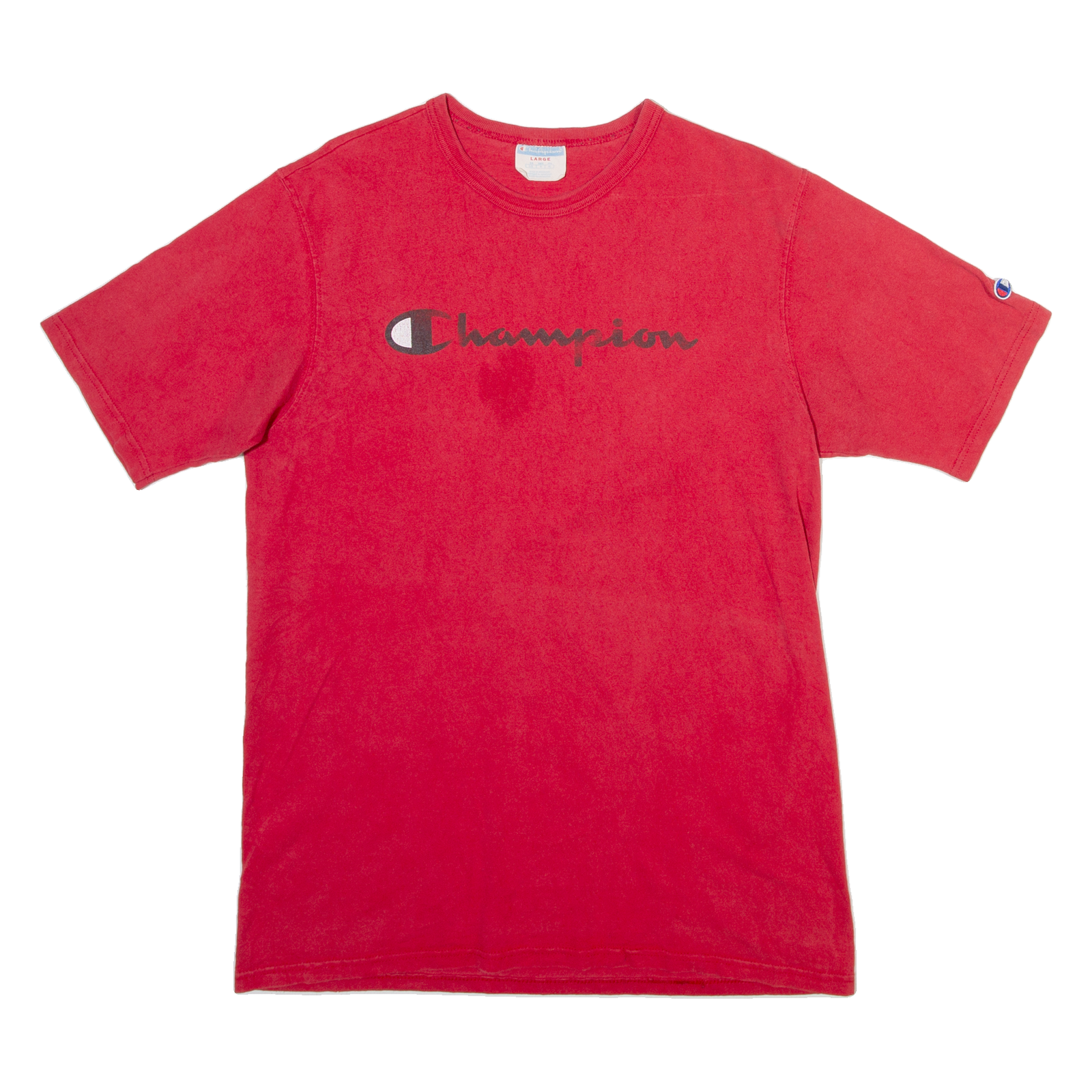 CHAMPION Mens T-Shirt Red L Refurbished - N/A refurbished available on Cerqular
