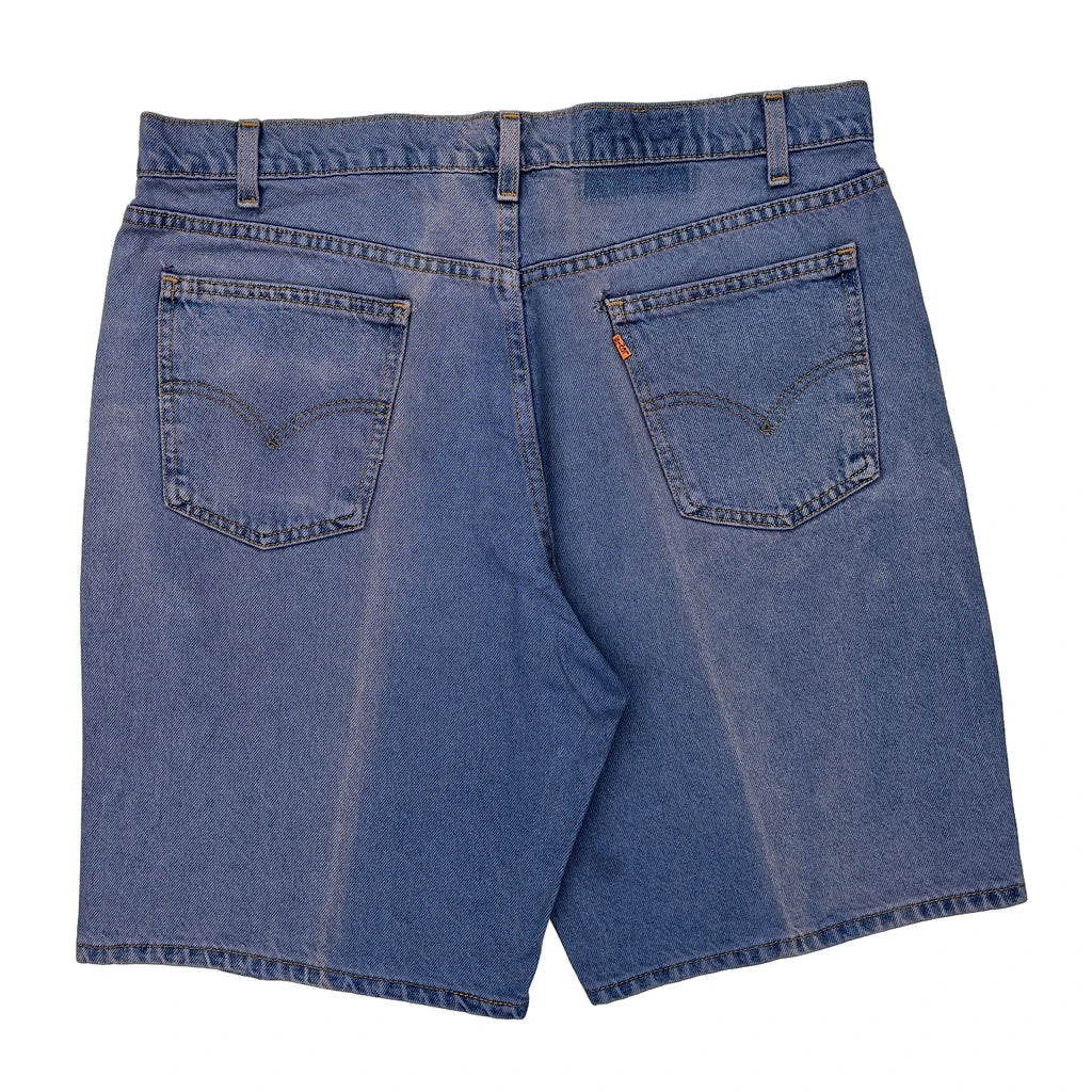 Buy Levis Denim Shorts - 36W 9L Blue Denim Refurbished - $50.91 Levis Denim Shorts - 36W 9L Blue Denim Refurbished - Thrifted (note: this is a term often used to describe second- refurbished available on Cerqular