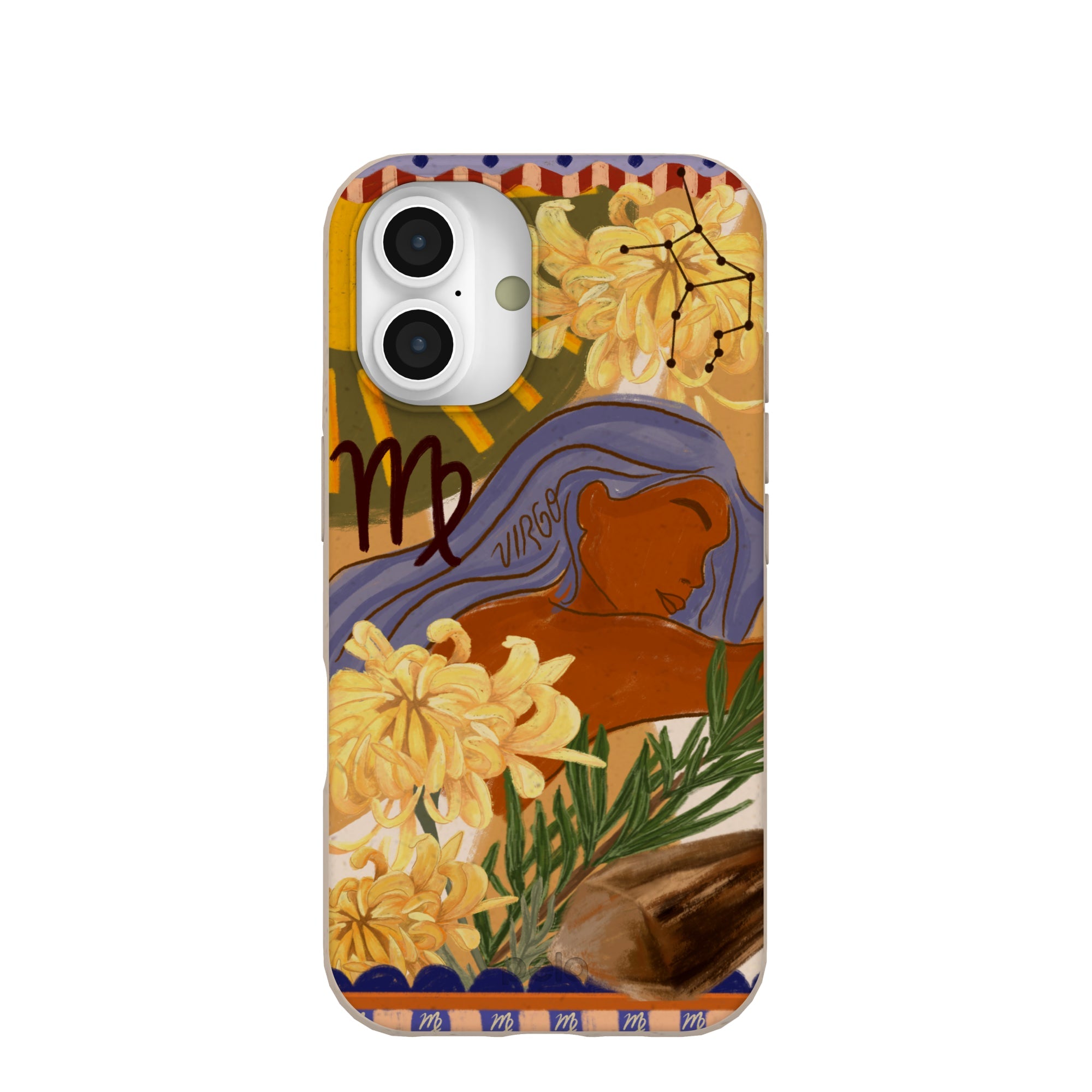 Seashell Virgo Goddess iPhone 16 Case Refurbished - Pela Case refurbished available on Cerqular