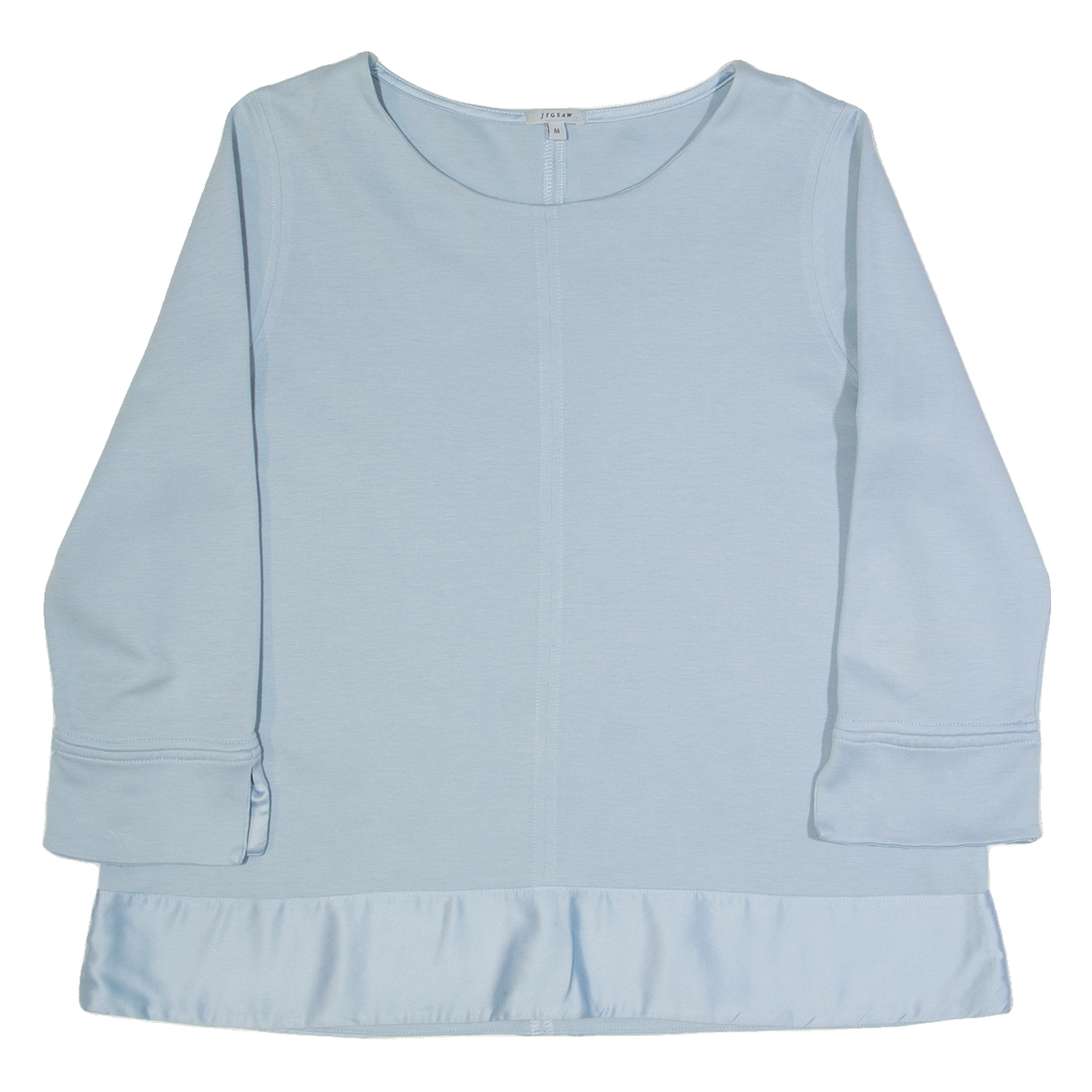 JIGSAW Womens Top Blue 3/4 Sleeve M Refurbished - N/A refurbished available on Cerqular