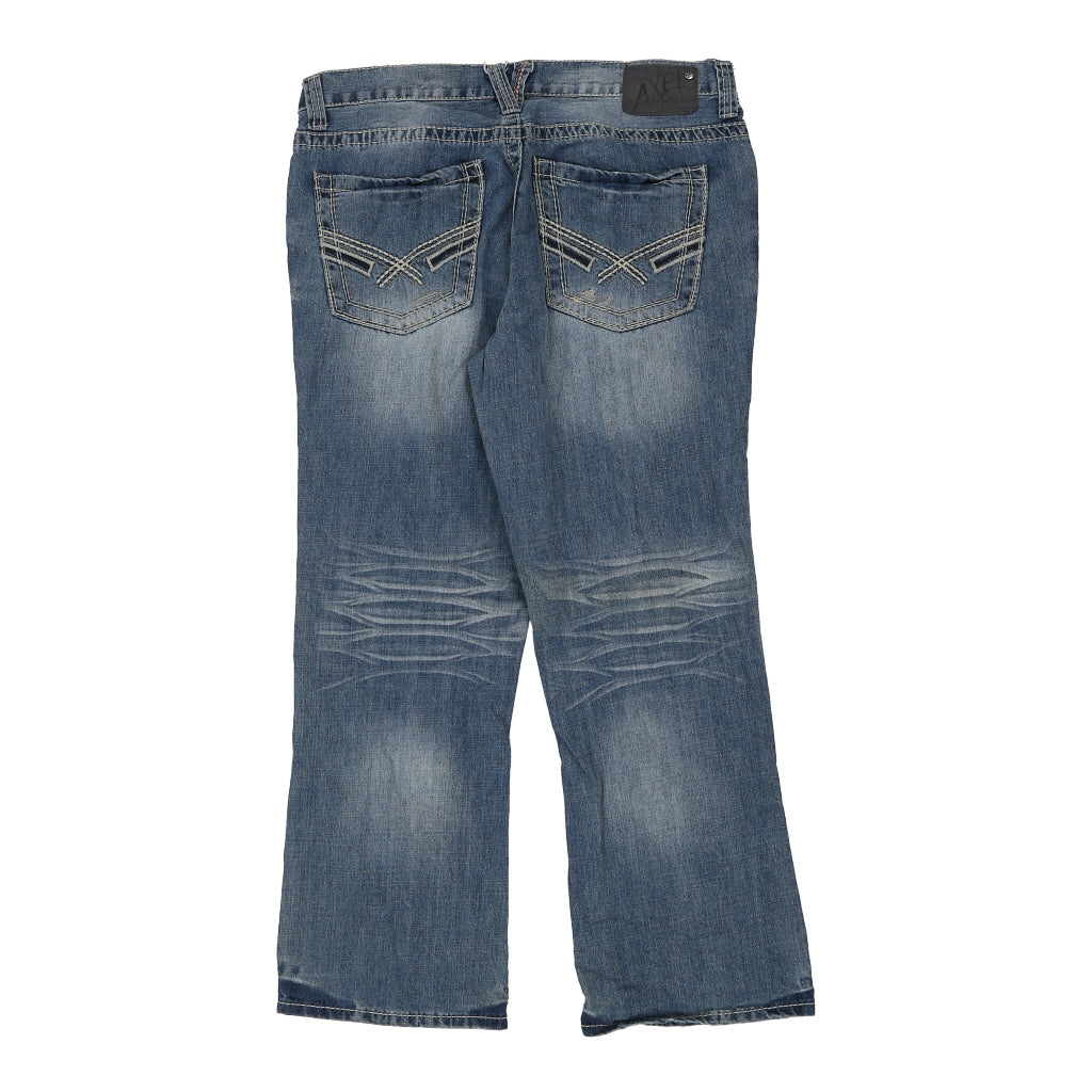 Buy Axel Jeans - 36W 30L Blue Cotton Refurbished - $21.69 Axel Jeans - 36W 30L Blue Cotton Refurbished - Thrifted (note: this is a term often used to describe second- refurbished available on Cerqular