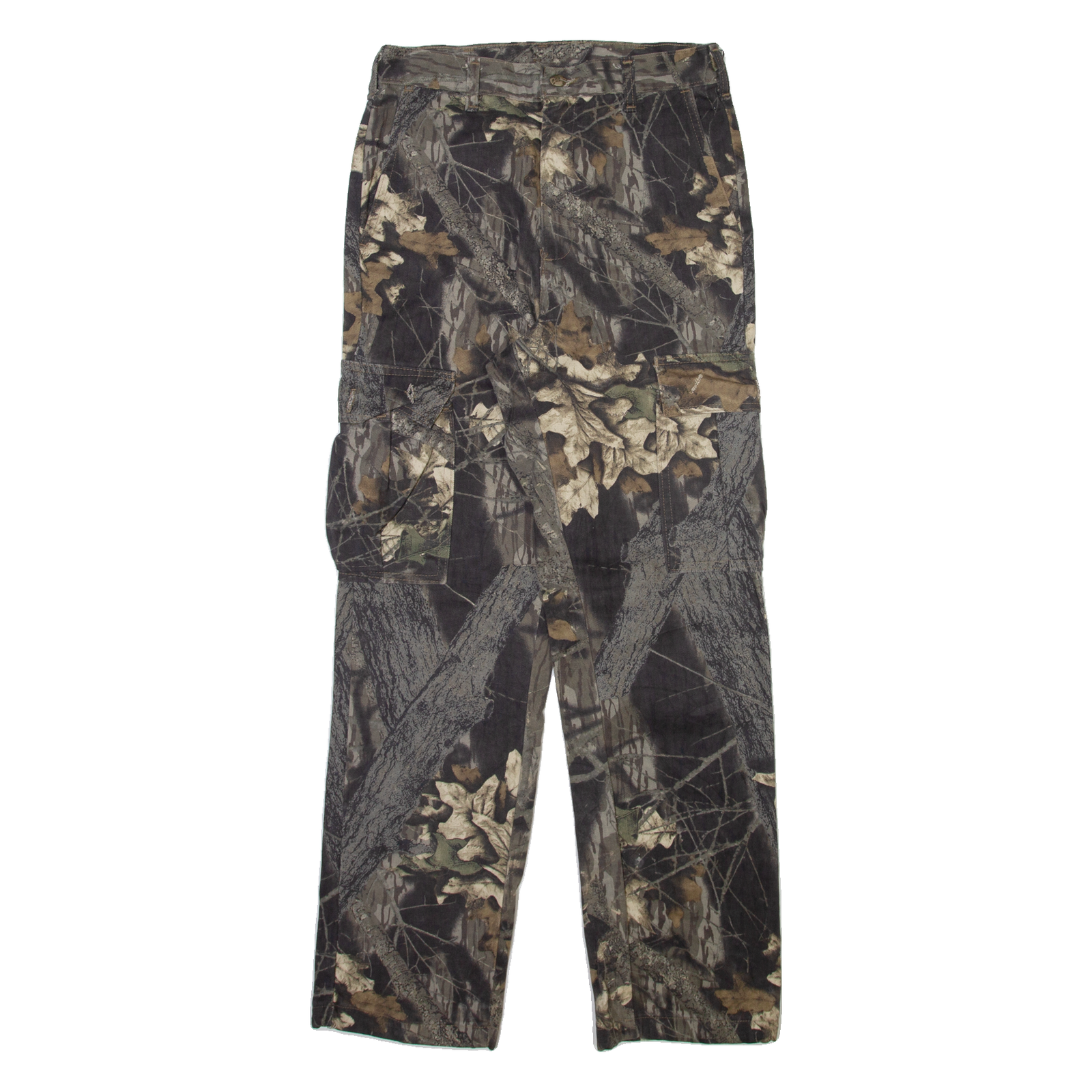Forest Camo Cargo Mens Trousers Beige Relaxed Straight W30 L31 Refurbished - N/A refurbished available on Cerqular