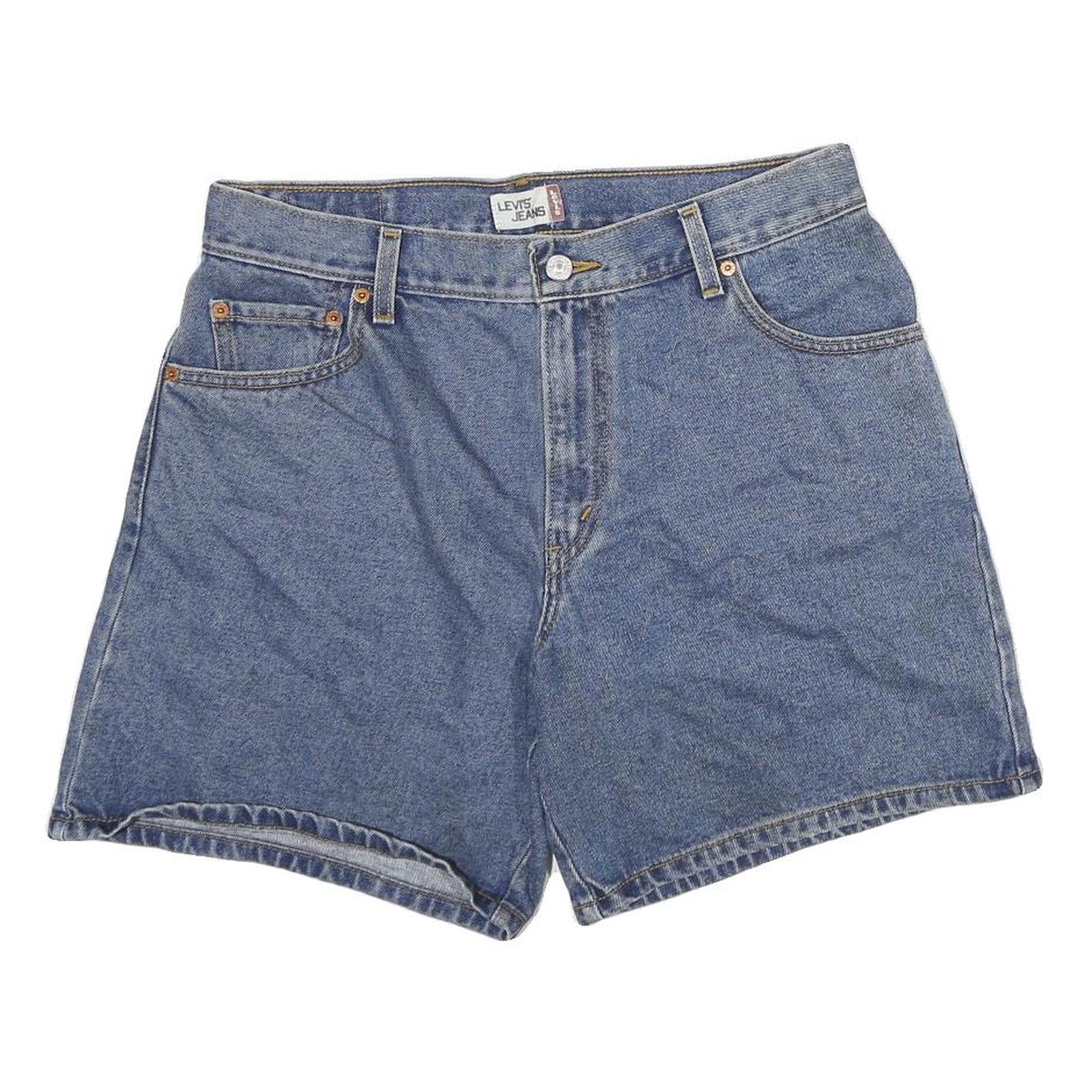 LEVI'S Womens Denim Blue Casual Shorts XL W32 Classic Fit Summer Denim Refurbished - N/A refurbished available on Cerqular