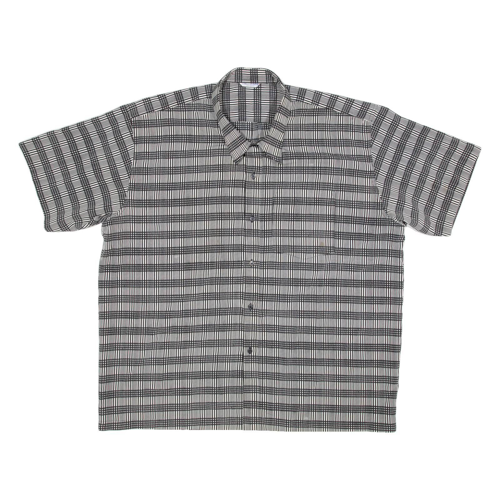 PATONG Mens Shirt Black Check 2XL Refurbished - N/A refurbished available on Cerqular