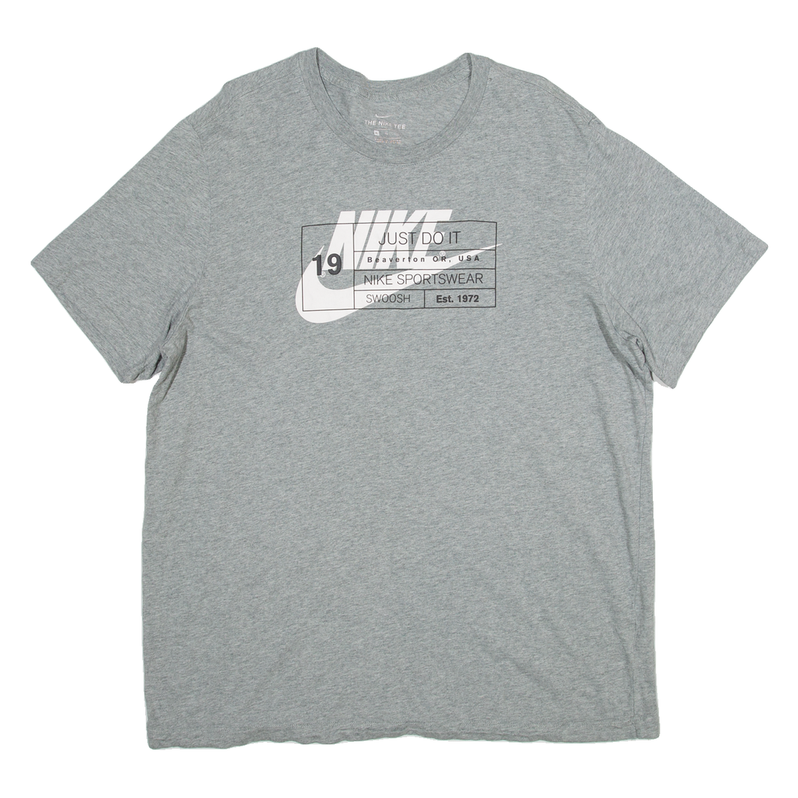NIKE Womens T-Shirt Grey XL Refurbished - N/A refurbished available on Cerqular