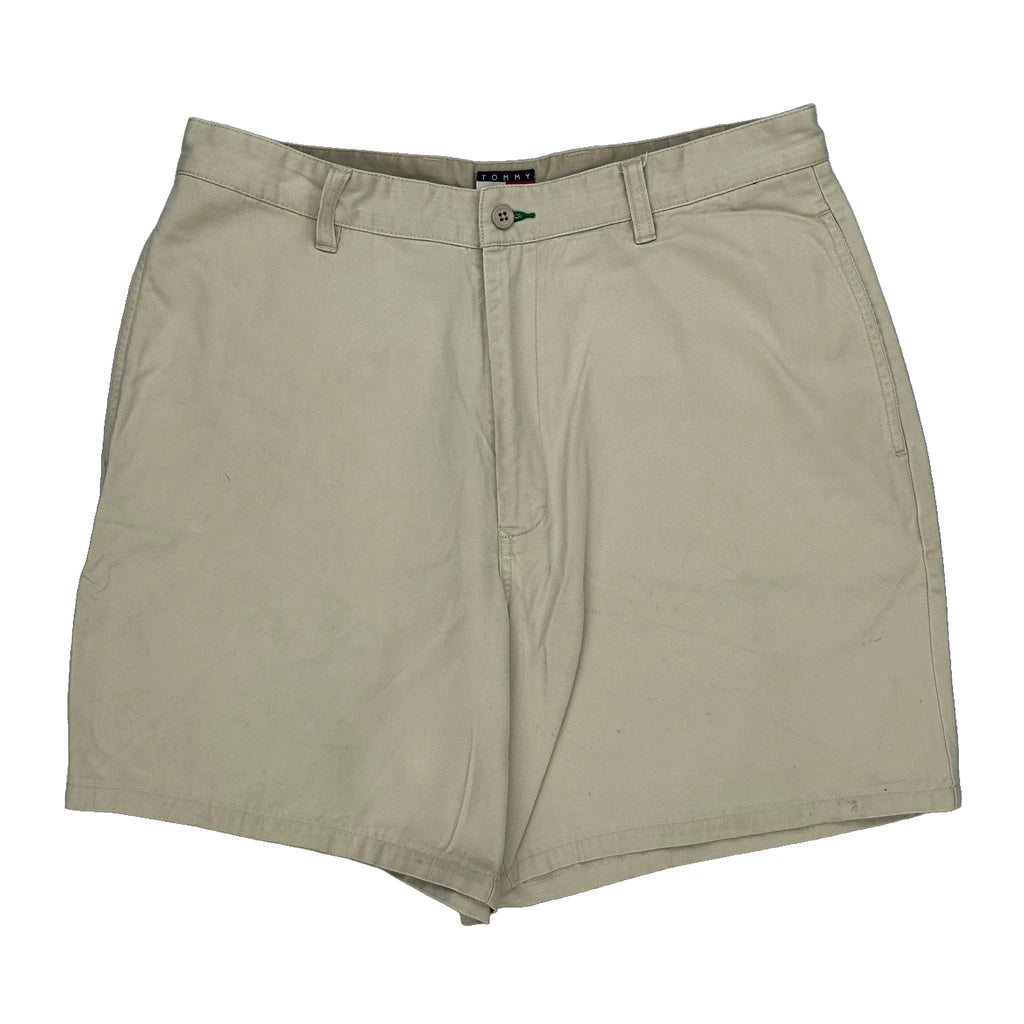 Buy Tommy Hilfiger Chino Shorts - 34W 7L Beige Cotton Refurbished - $29.47 Tommy Hilfiger Chino Shorts - 34W 7L Beige Cotton Refurbished - Thrifted (note: this is a term often used to describe second- refurbished available on Cerqular