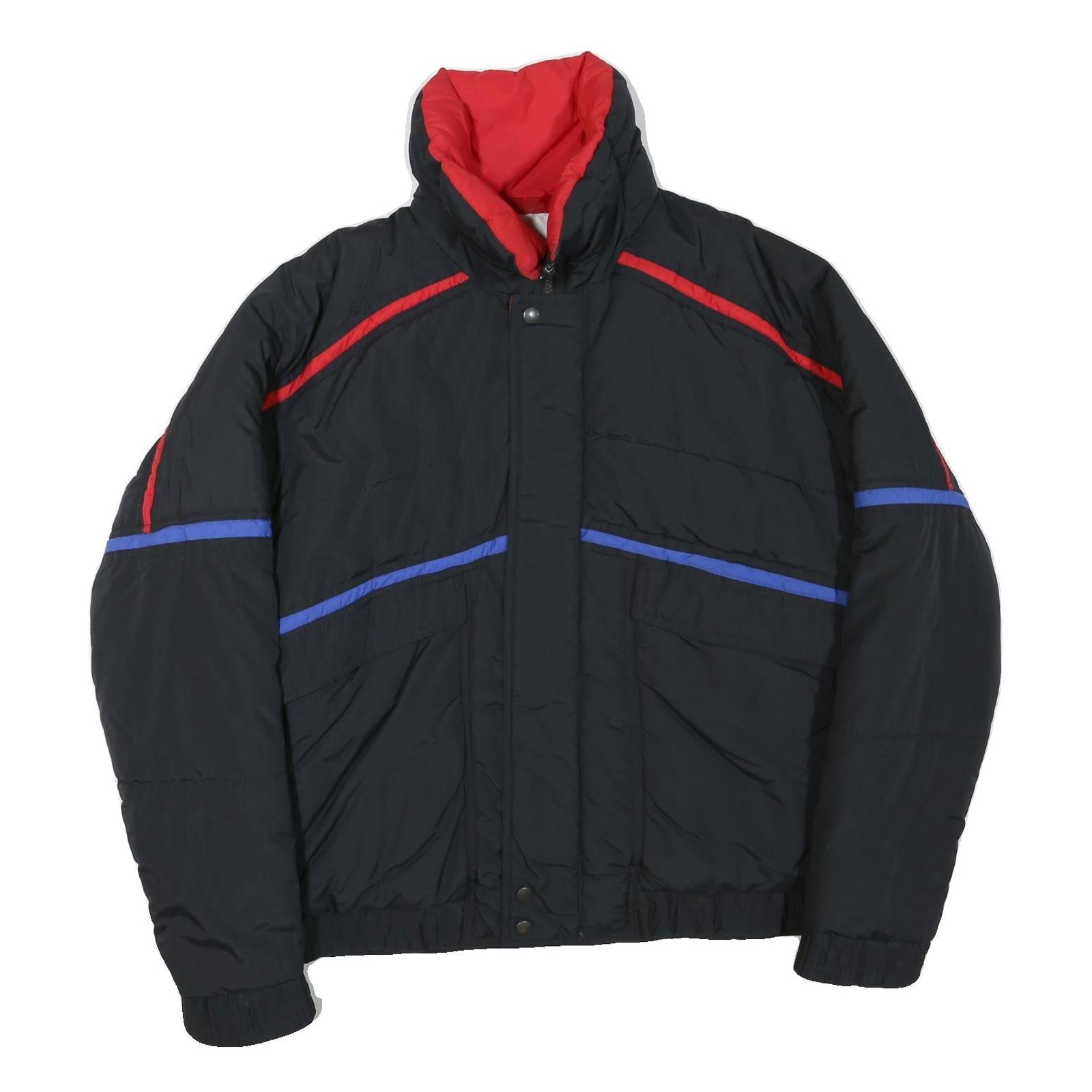 PACIFIC TRAIL Mens Black & Red Outdoor Jacket L Polyester Blend Zip Track Refurbished - N/A refurbished available on Cerqular