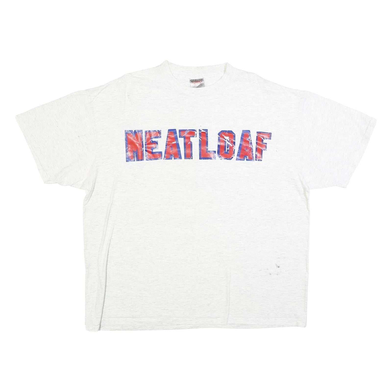 Buy ONEITA Mens White Neatloaf Graphic T-Shirt XL Short Sleeve Crew Neck Vintage Refurbished - $11.69 ONEITA Mens White Neatloaf Graphic T-Shirt XL Short Sleeve Crew Neck Vintage Refurbished - N/A refurbished available on Cerqular