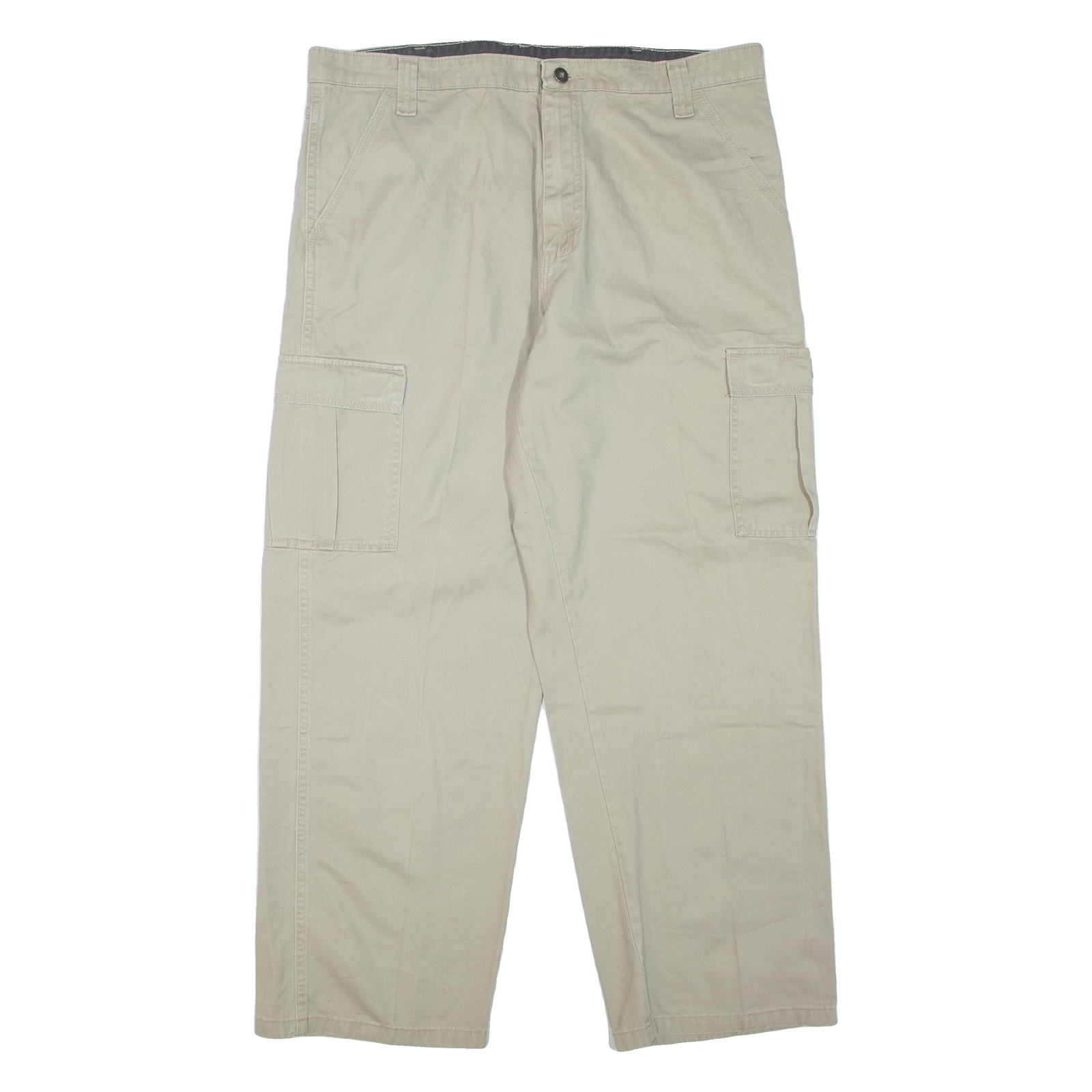 WRANGLER Cargo Mens Trousers Beige Regular Straight W36 L30 Refurbished - N/A refurbished available on Cerqular