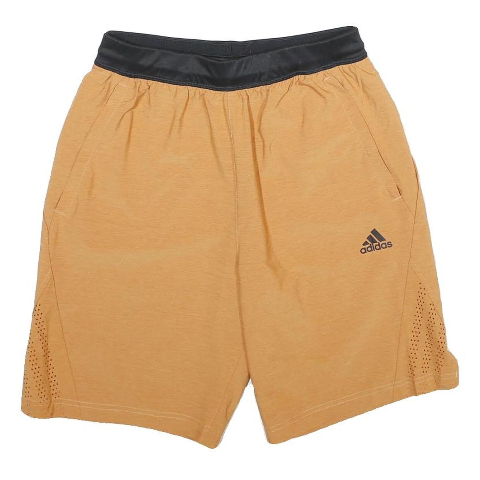 ADIDAS Mens Shorts Yellow & Black Casual Athletic S W26 Sportswear Refurbished - N/A refurbished available on Cerqular