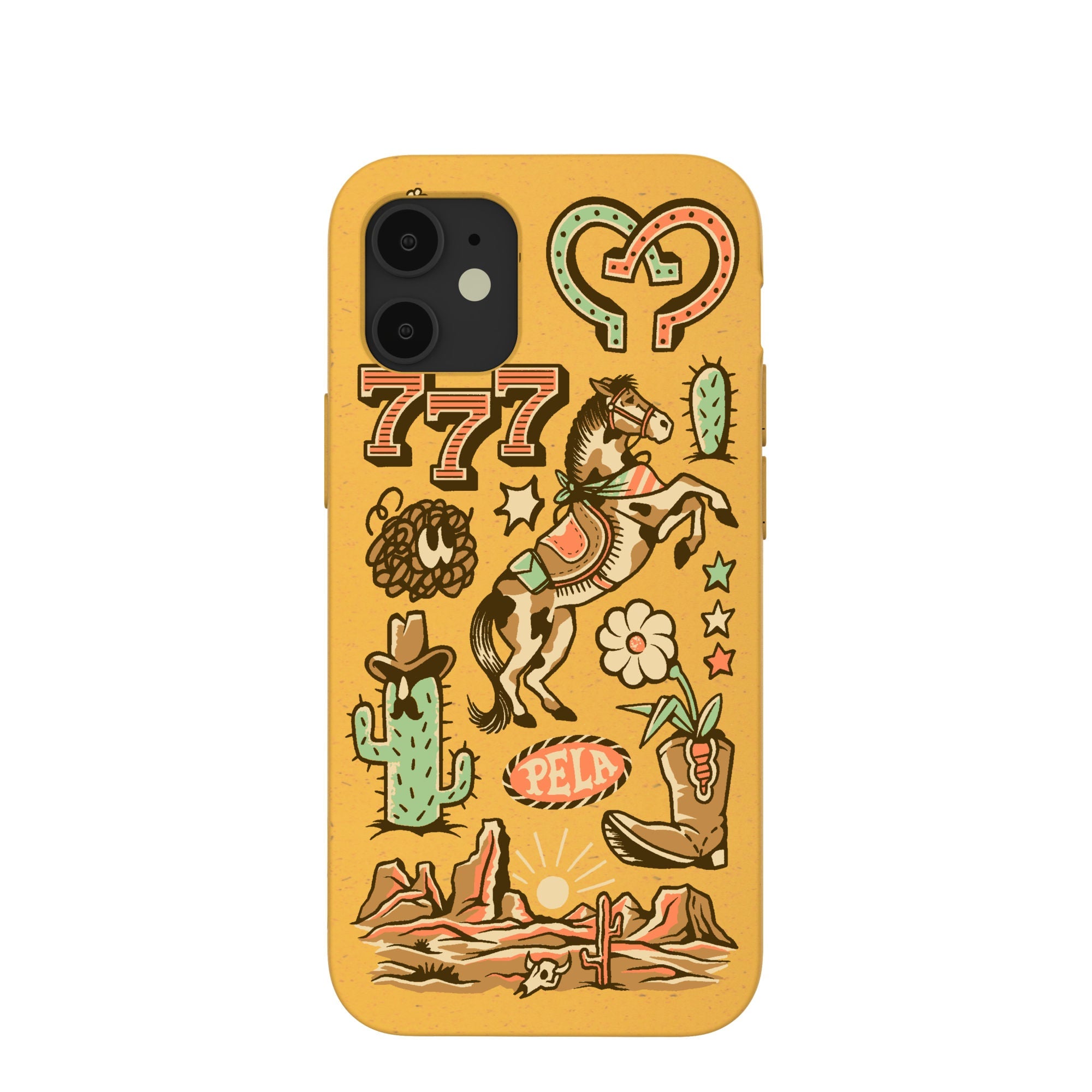 Honey Miller West iPhone 12 Mini Case Refurbished - Pela Case refurbished available on Cerqular