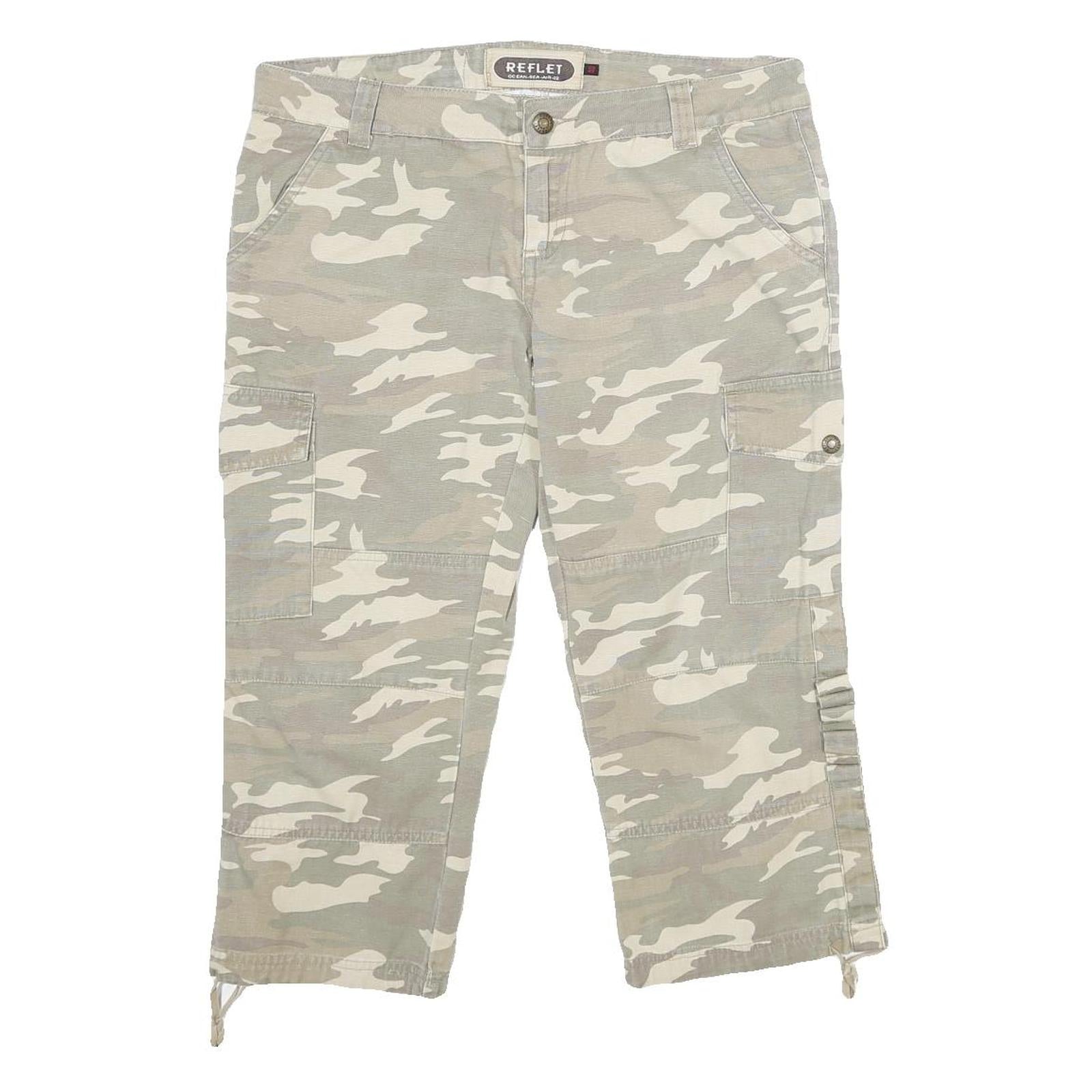 Buy REFLET Womens Cotton Blend Green & Cream Striped Regular Fit Cargo Trousers W32 Refurbished - $23.39 REFLET Womens Cotton Blend Green & Cream Striped Regular Fit Cargo Trousers W32 Refurbished - N/A refurbished available on Cerqular
