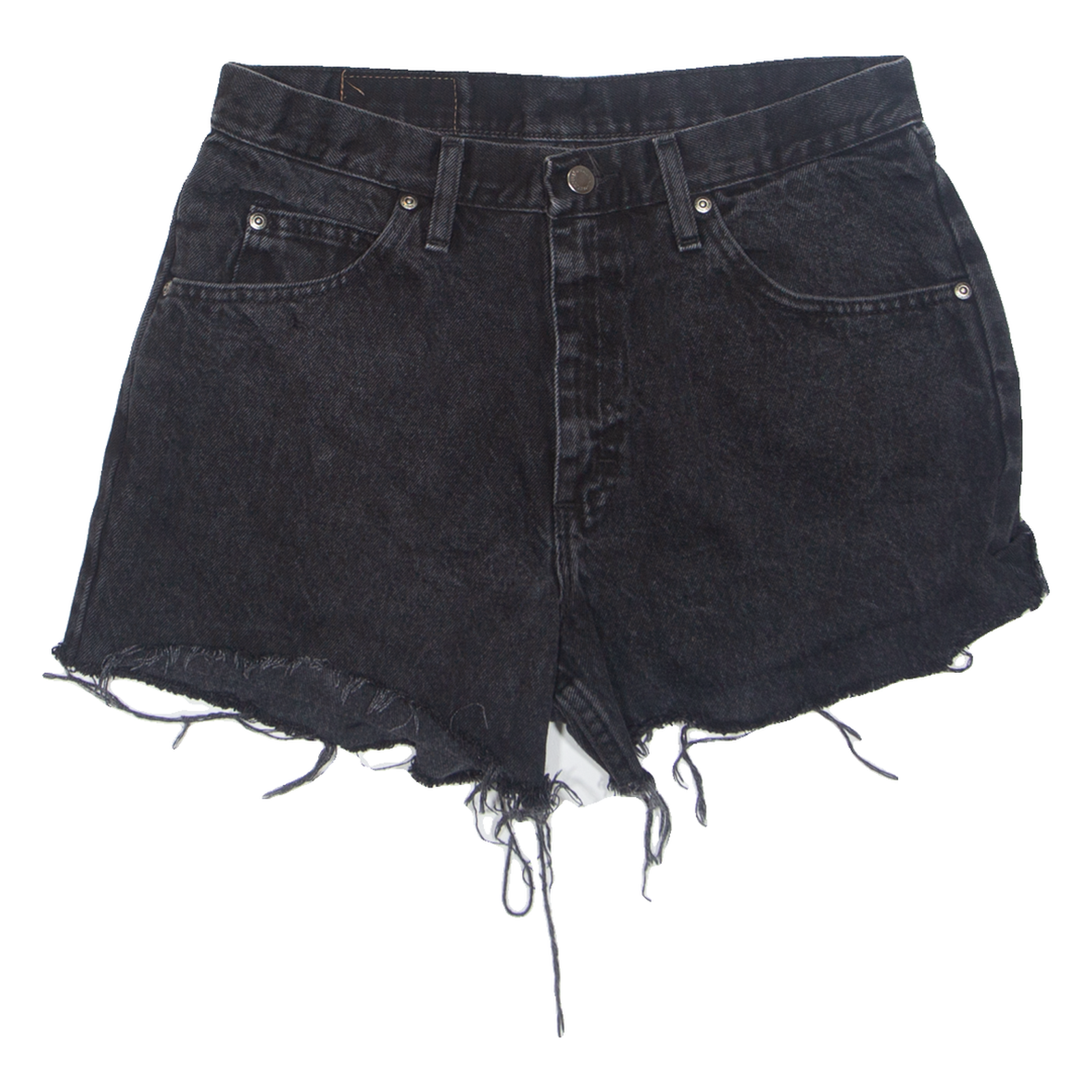 WRANGLER Cut Off Womens Denim Shorts Black M W32 Refurbished - N/A refurbished available on Cerqular
