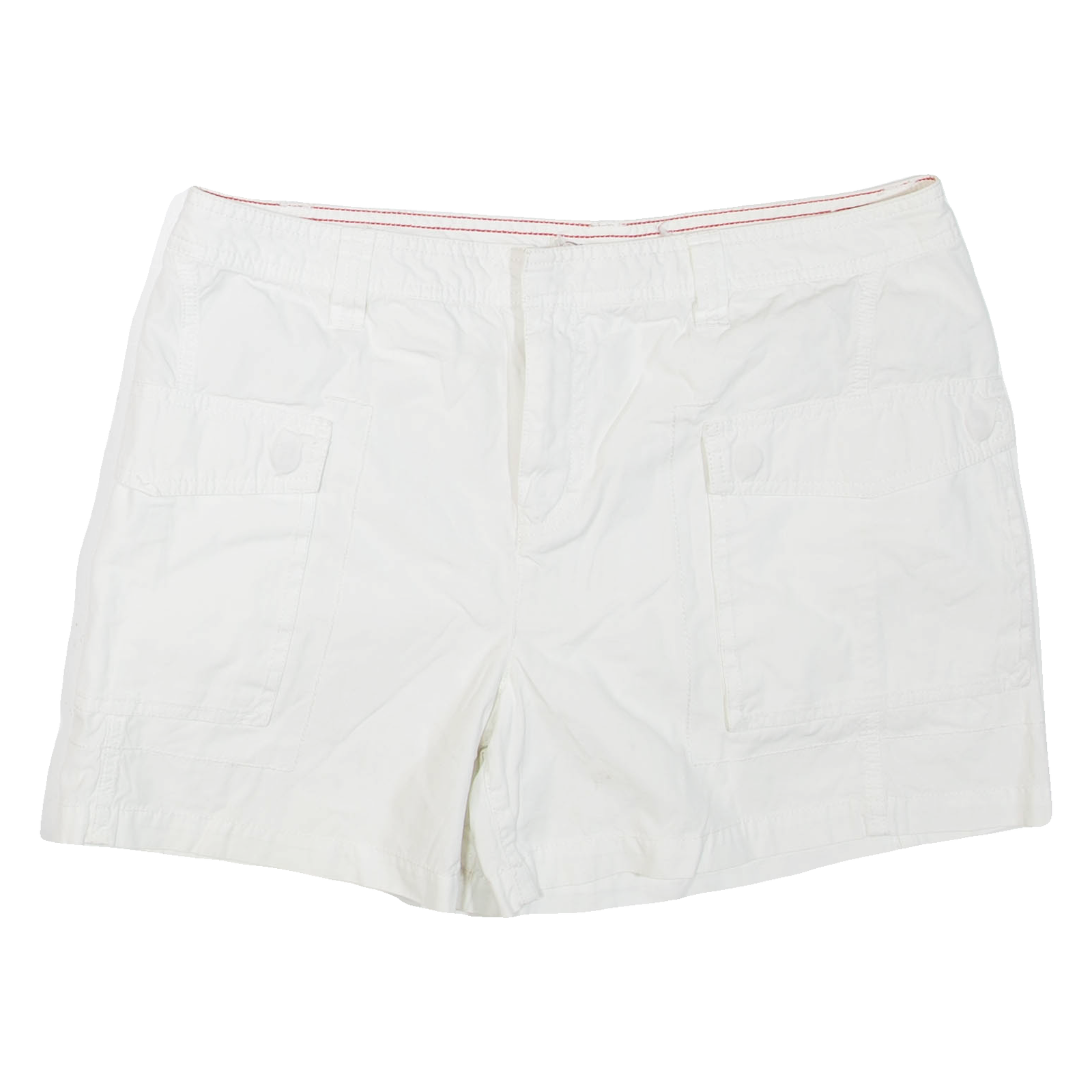 TOMMY HILFIGER Womens Casual Shorts White L W35 Refurbished - N/A refurbished available on Cerqular