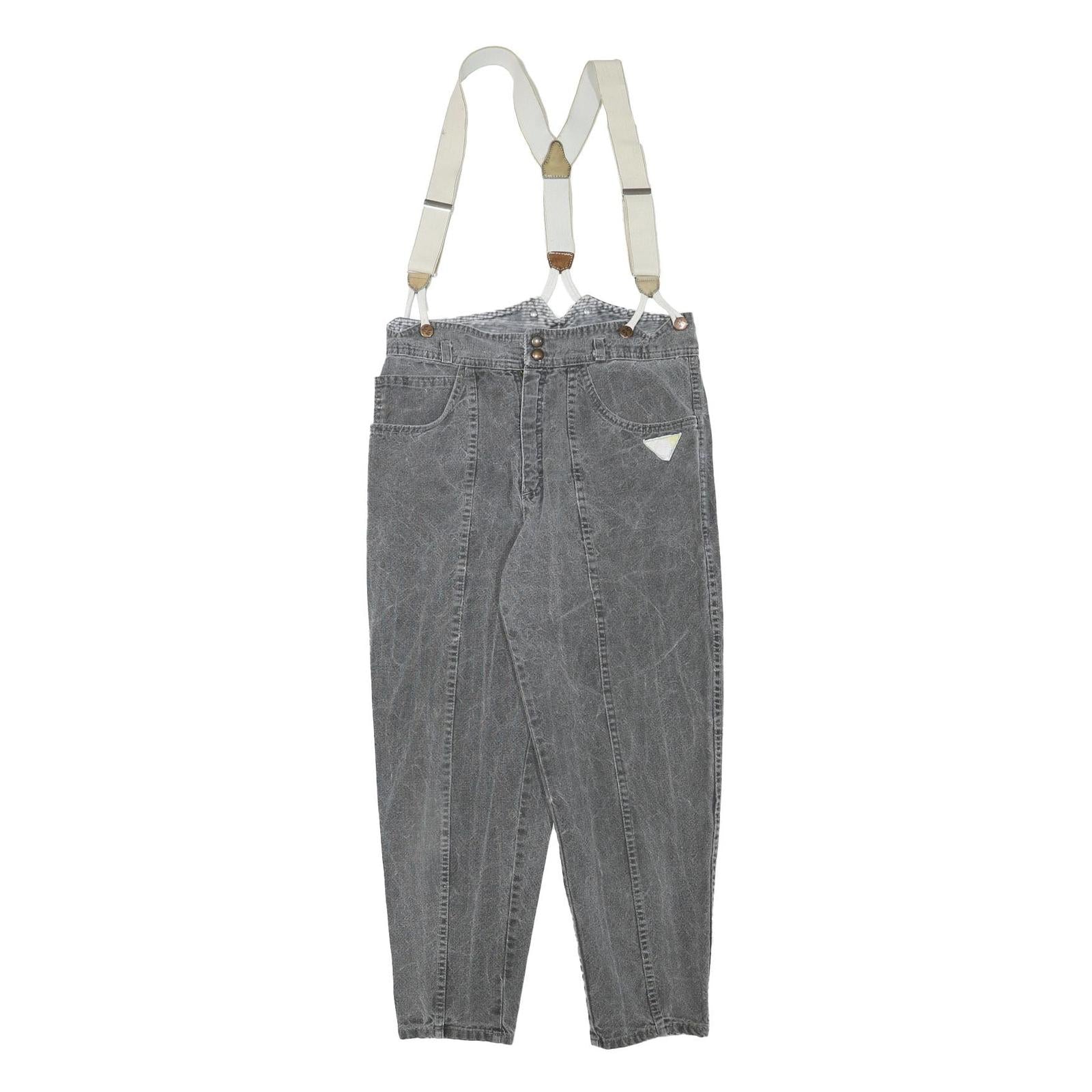 Buy Womens Relaxed Grey Cotton Blend Denim Jeans W30 L25 Suspender Style Casual Fit Refurbished - $16.89 Womens Relaxed Grey Cotton Blend Denim Jeans W30 L25 Suspender Style Casual Fit Refurbished - N/A refurbished available on Cerqular