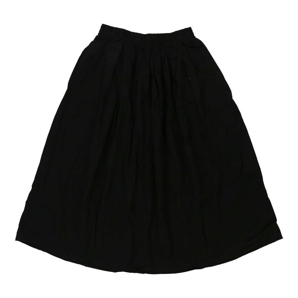 Buy Unbranded Skirt - Medium Black Cotton Refurbished - $16.87 Unbranded Skirt - Medium Black Cotton Refurbished - Thrifted (note: this is a term often used to describe second- refurbished available on Cerqular
