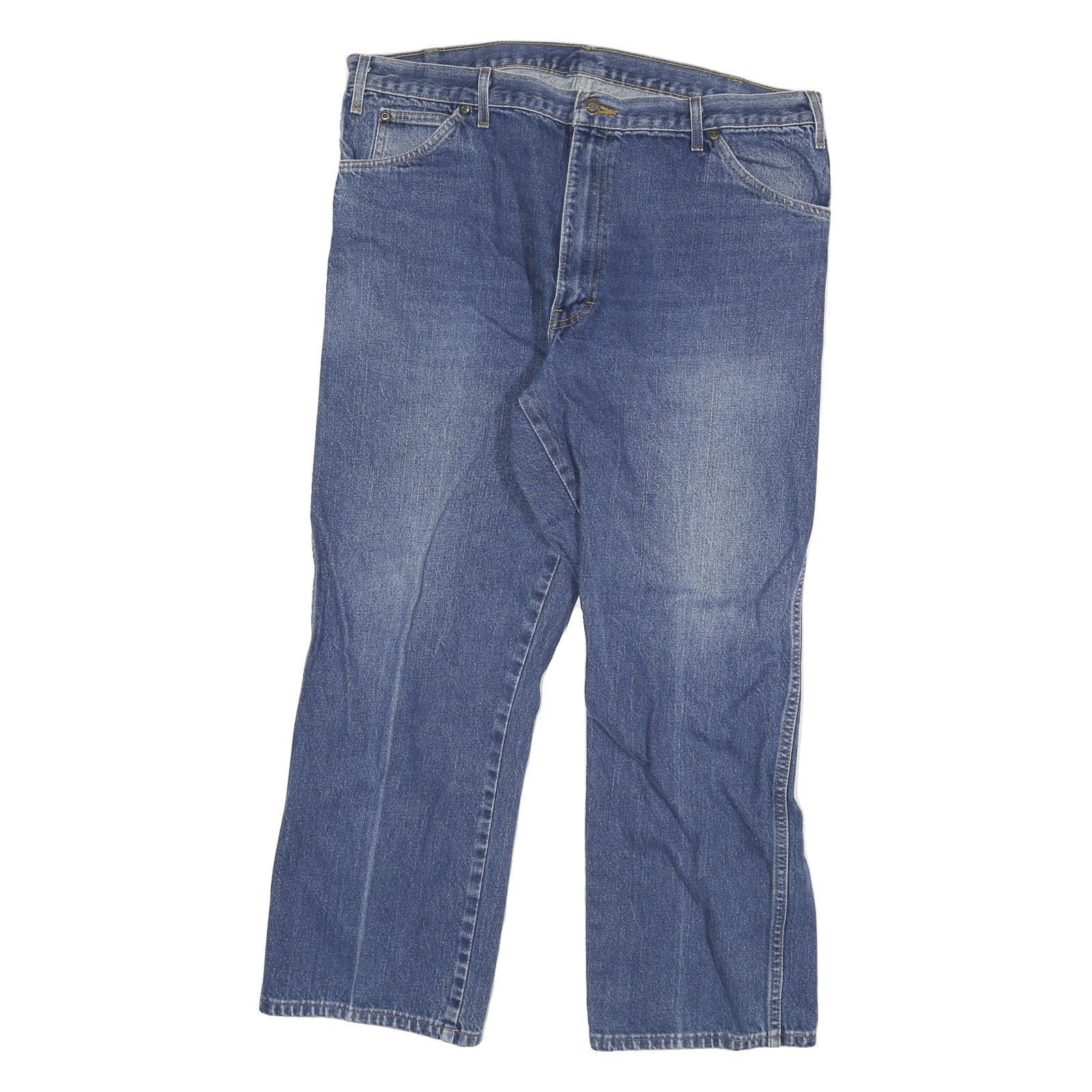 DICKIES Mens Jeans Blue Relaxed Straight Denim Medium W36 L27 Workwear Comfort Refurbished - N/A refurbished available on Cerqular